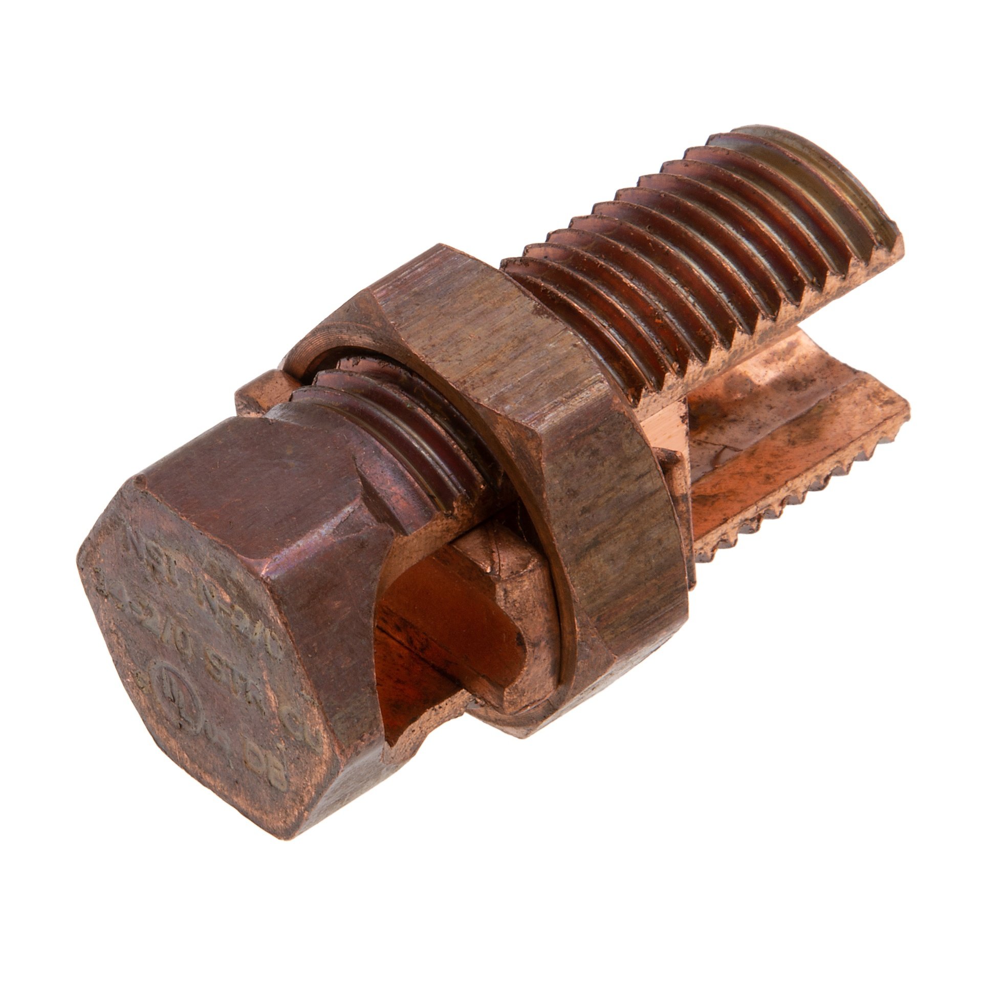 N-2/0 - Copper Split Bolt 2/0