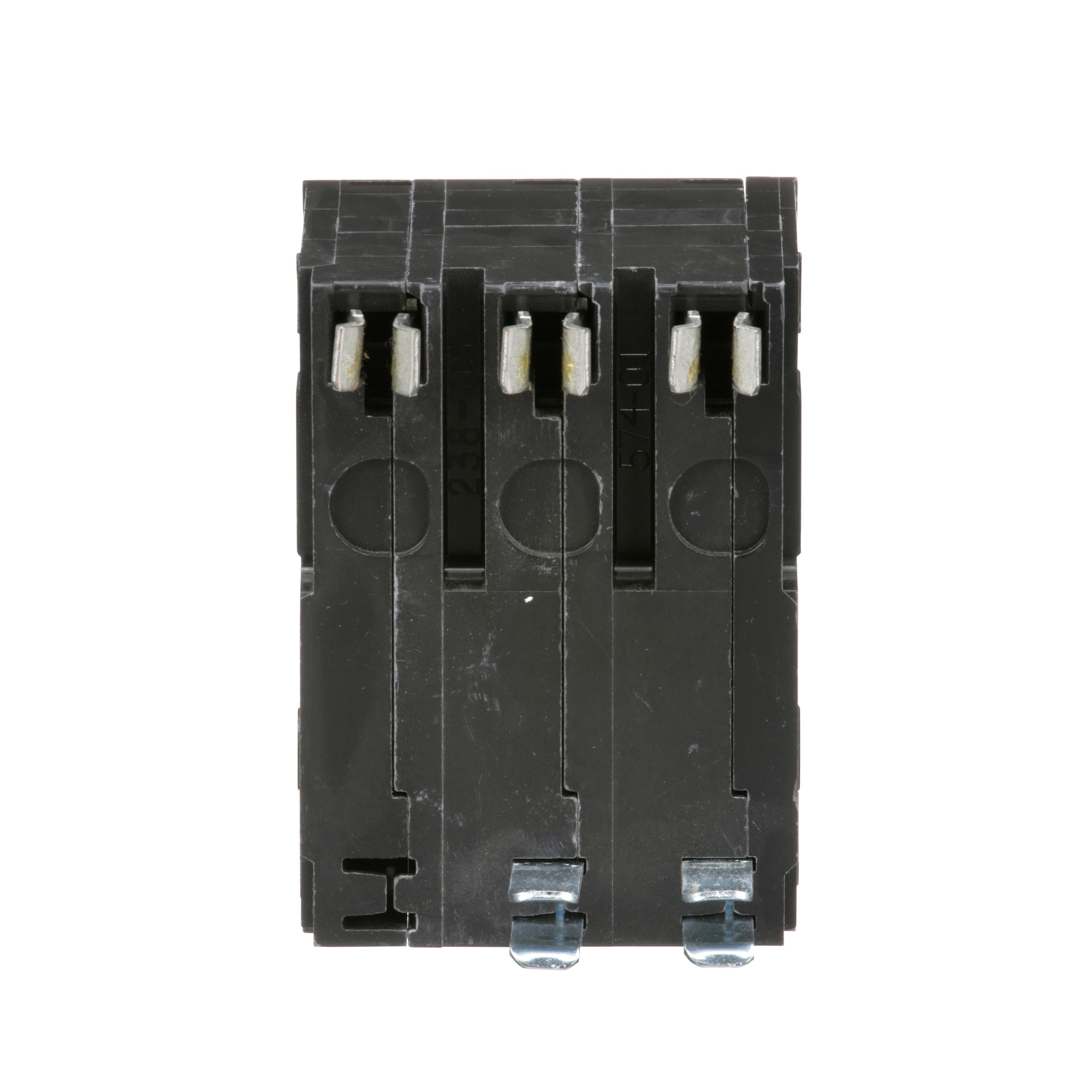 Picture of QO335 - Mini circuit breaker, QO, 35A, 3 pole, 120/240VAC, 10kA, plug in