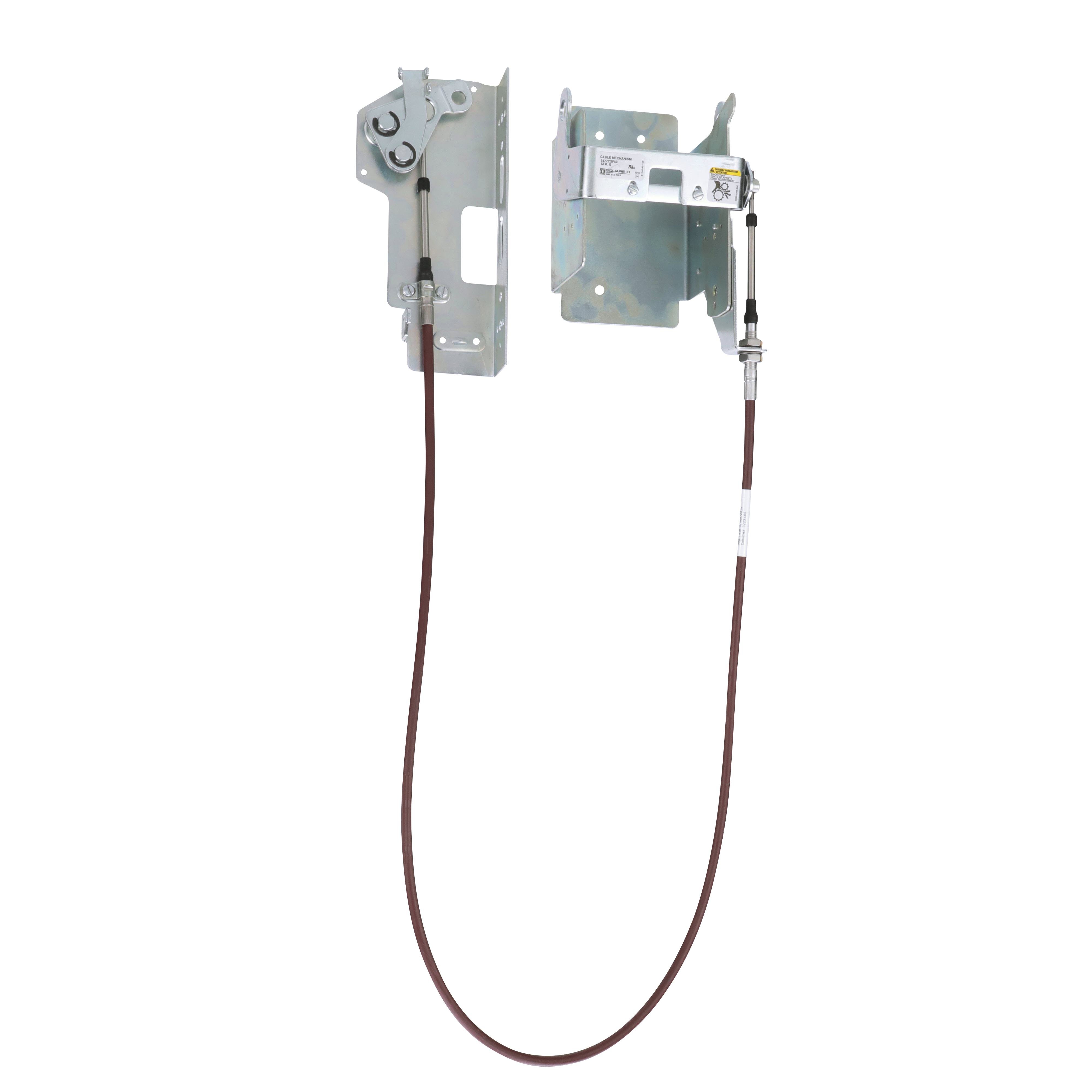 9422CSF50 - Disconnect mechanism, circuit breaker, cable operated, 150/250A, 3 pole, PowerPacT H and J breaker, 60 inch cable