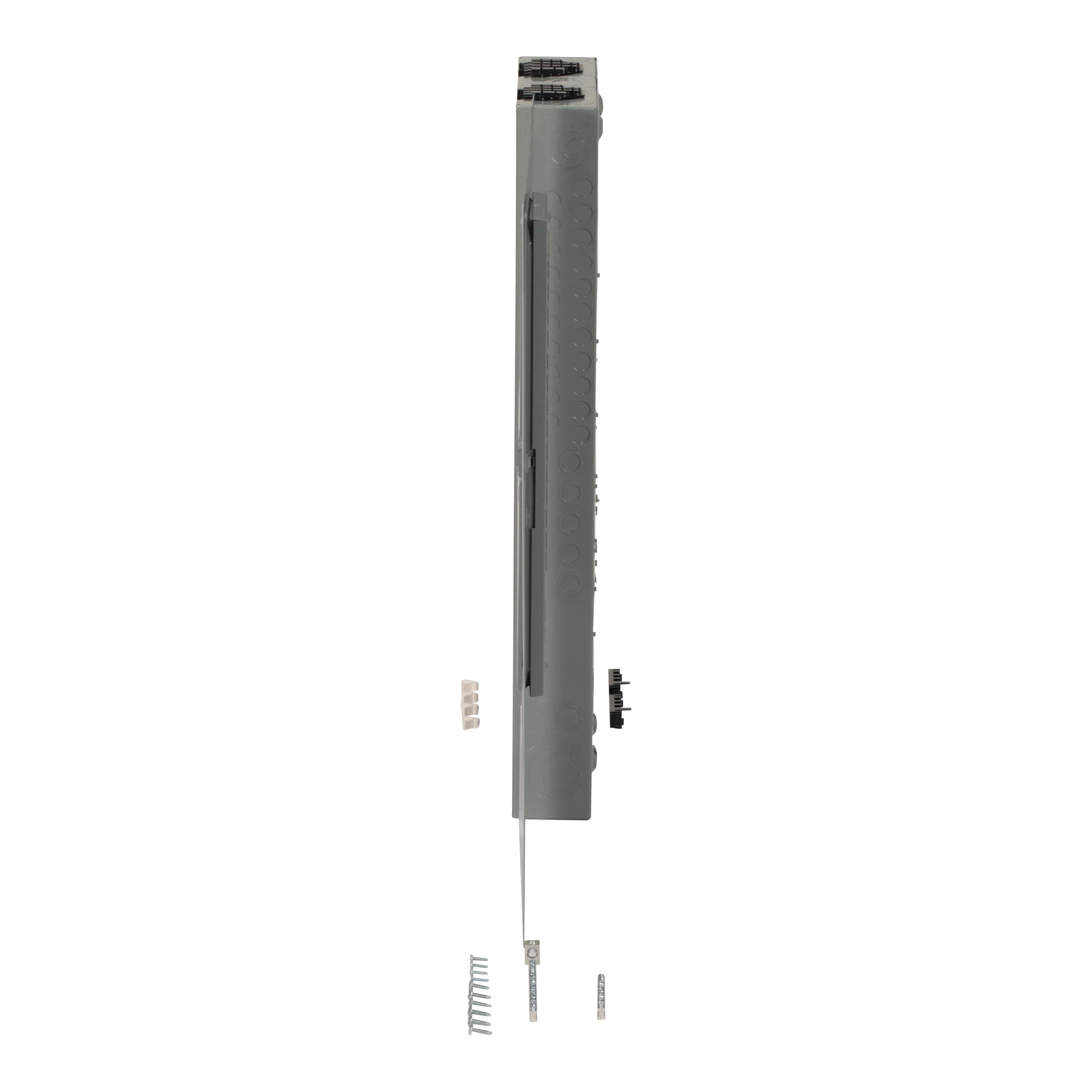 Picture of HOM3060L125PQGC - Load center, Homeline, 1 phase, 30 spaces, 60 circuits, 125A convertible main lugs, PoN, NEMA1, Qwik-grip, gnd bar