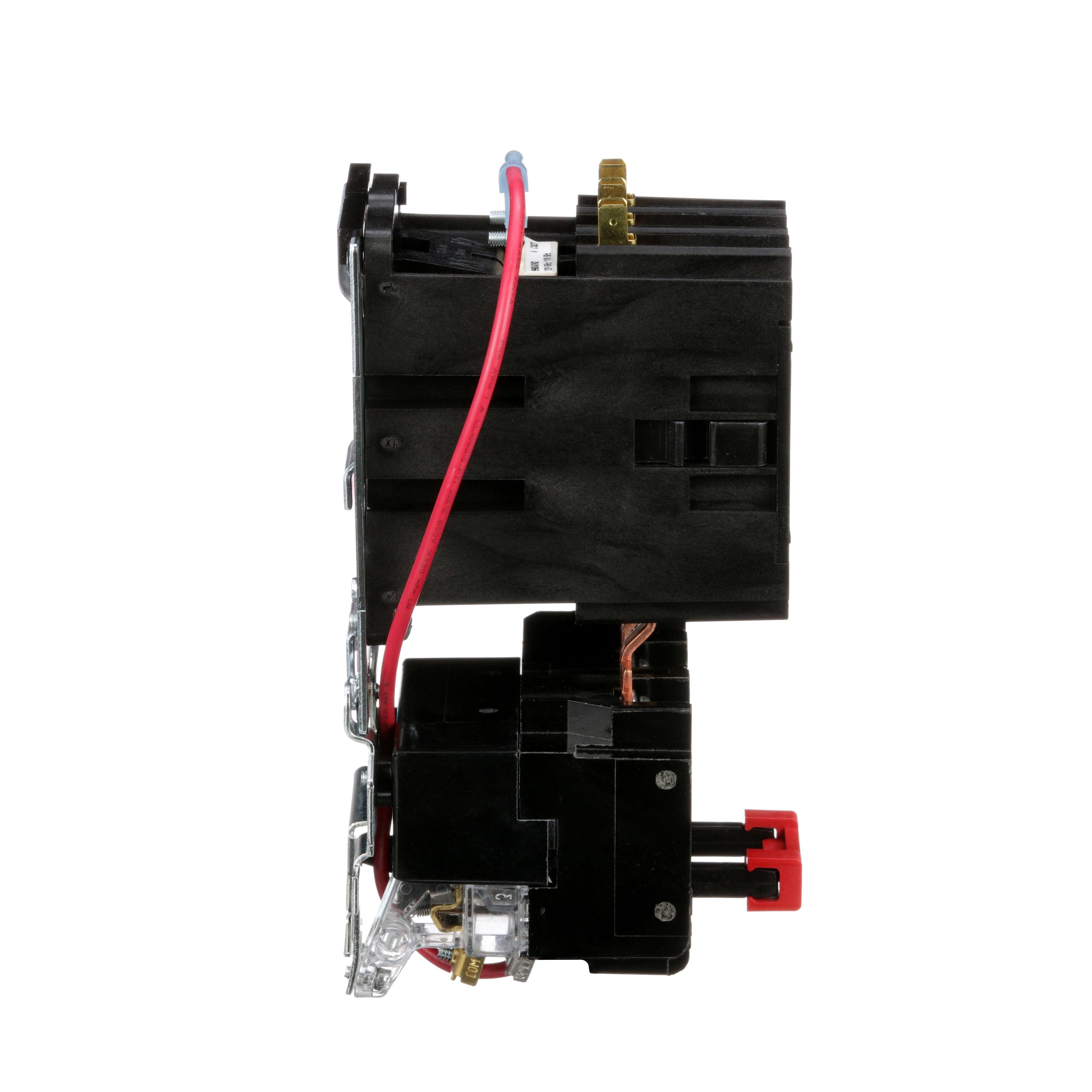 Picture of 8911DPSO53V09 - NEMA Starter, Definite Purpose, 50A, 30HP at 600VAC, 3 phase, 3 pole, melting alloy, 208V to 240VAC coil, open