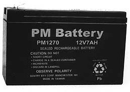 SP12-7.5T1 - Battery, 12V 7.5AH