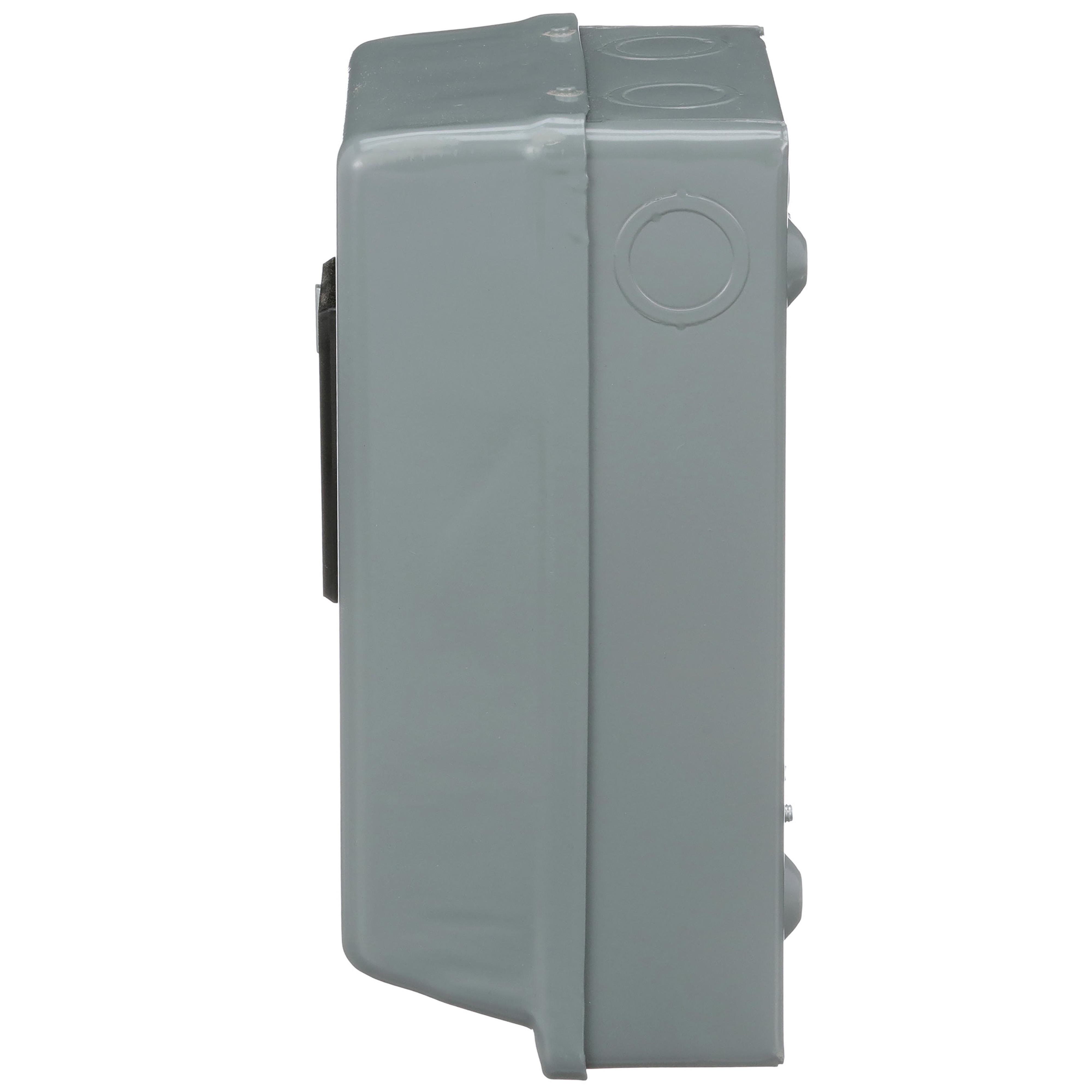 Picture of 2510MBG1 - Manual starter, integral horsepower,  NEMA M0, 600VAC, 2 pole, 2HP at 230VAC, 1 phase, no indicator, NEMA 1