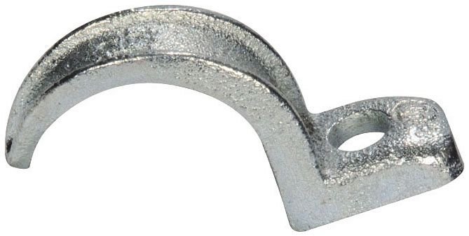 133 - MALLEABLE IRON ONE-HOLE STRAPS, 3/4”