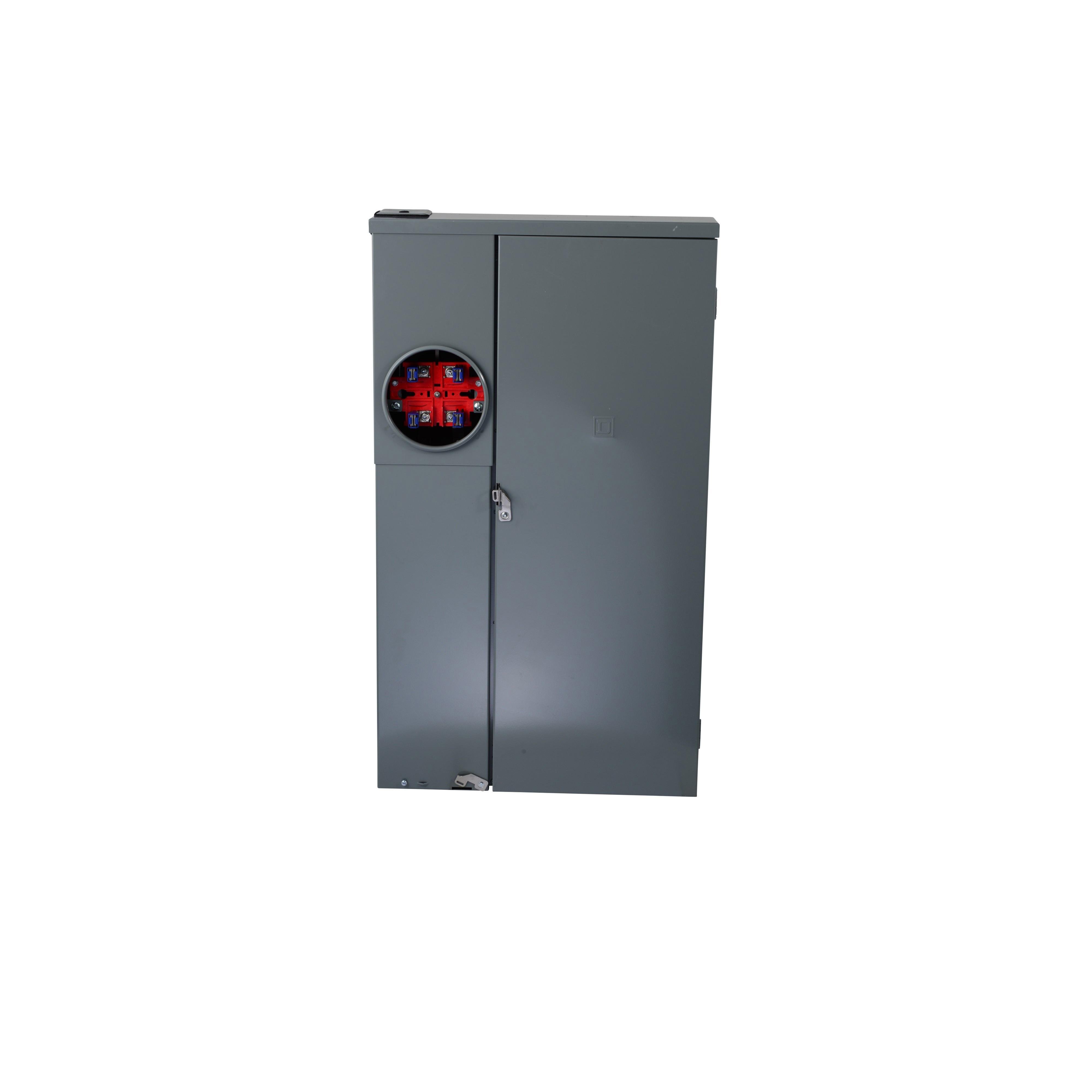 Picture of SC42M200PS - All in one, Homeline, CSED, ringed socket, 200A, surface mount, 42 spaces, 42 circuits, 22kA SCCR, no bypass, solar ready