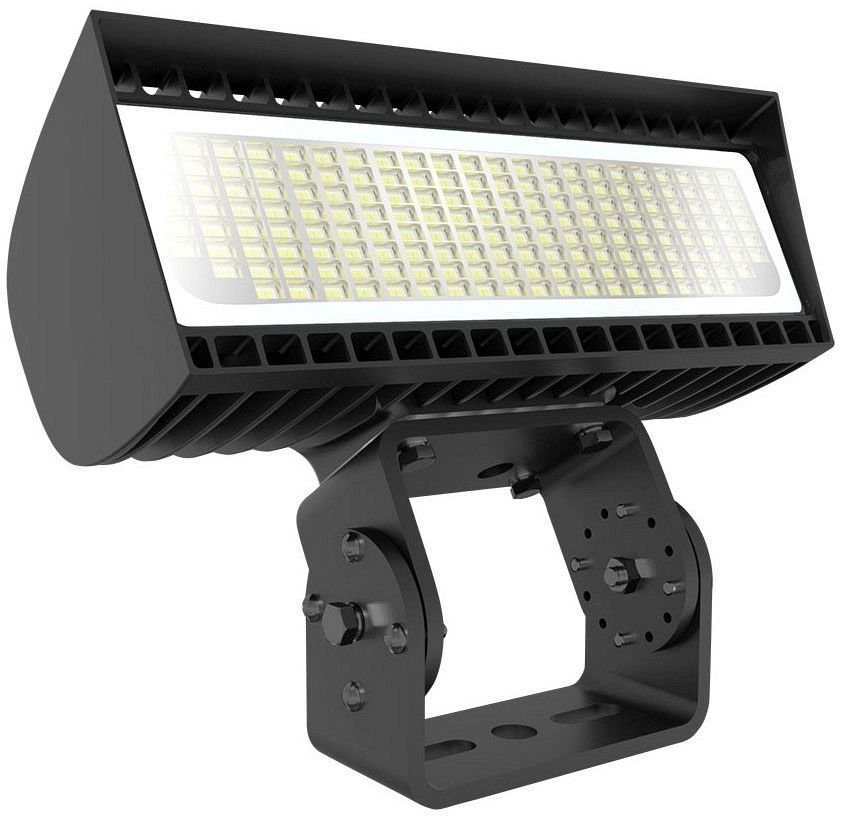 FXLEDST - Floodlights 10206-22010 Lumens Flexflood- Small Field Adjustable Power/CCT 69-97-132-168W Trunnion Mount 5000K/4000K 120V-277V Bronze