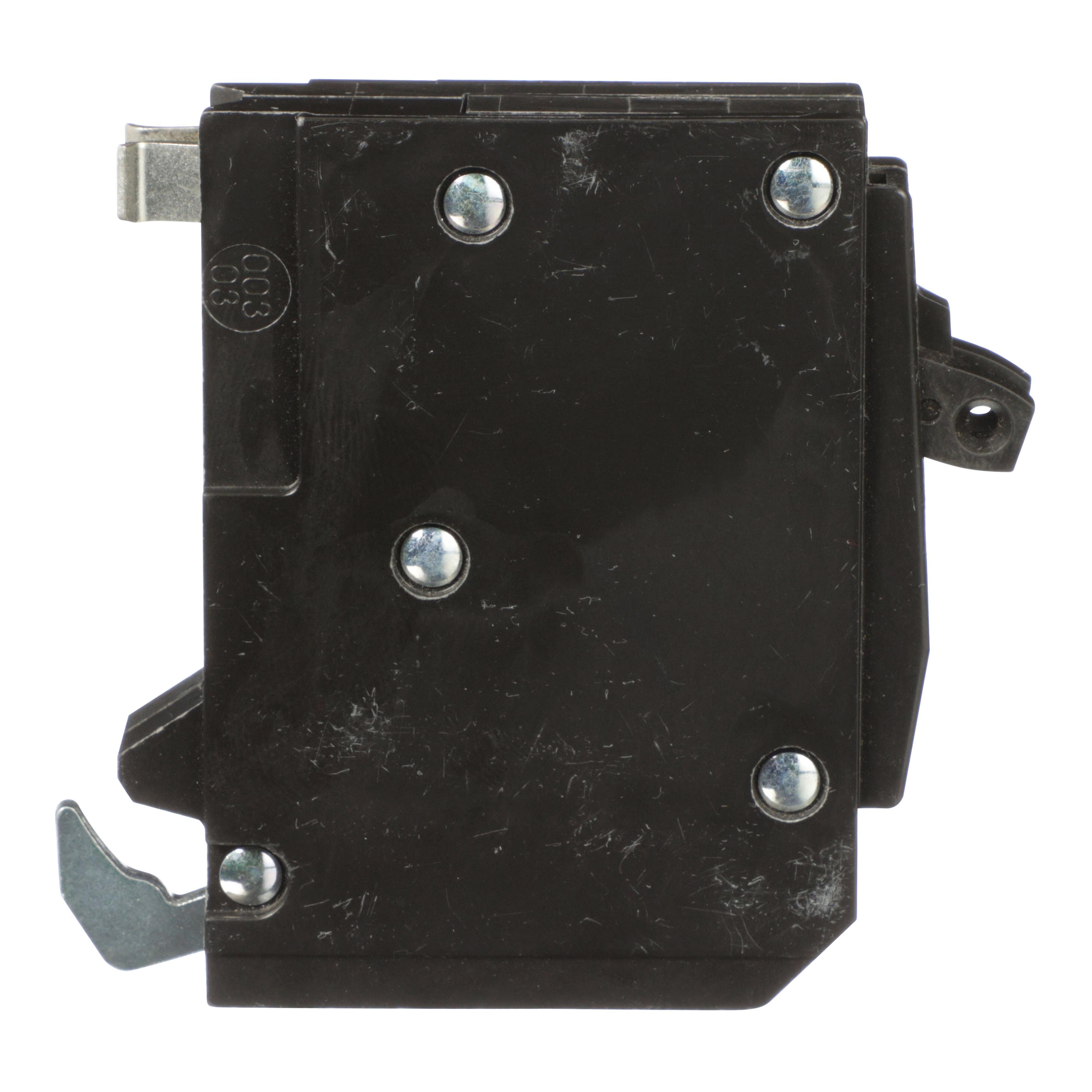Picture of QOT1520 - Tandem mini circuit breaker, QO, 1 x 1 pole at 15A, 1 x 1 pole at 20A, 120/240VAC, 10kA, plug in