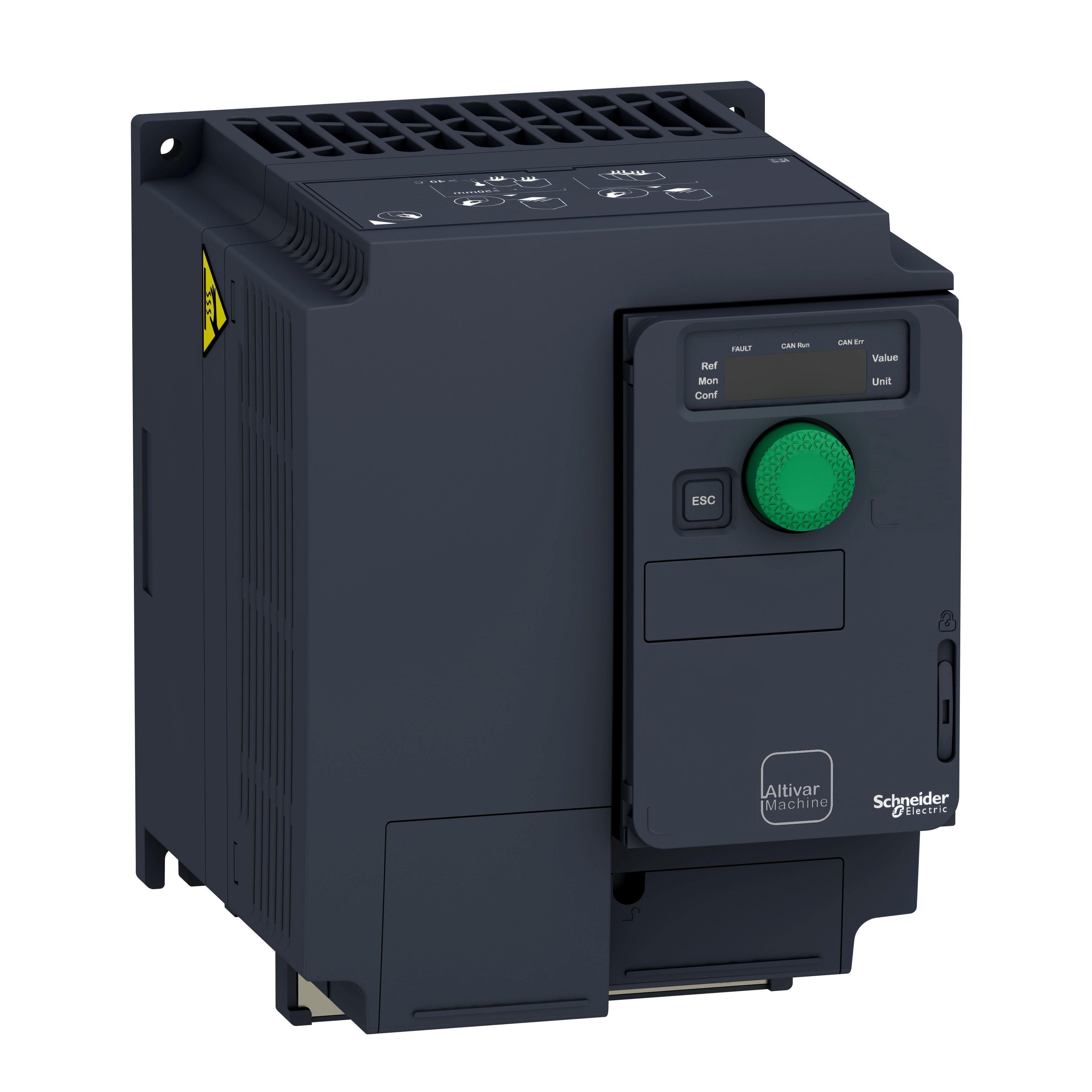 Picture of ATV320U40N4C - variable speed drive, Altivar Machine ATV320, 4kW, 380 to 500V, 3 phases, compact