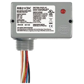 21CDC - Enclosed Pilot Relay, 120/277V 10A