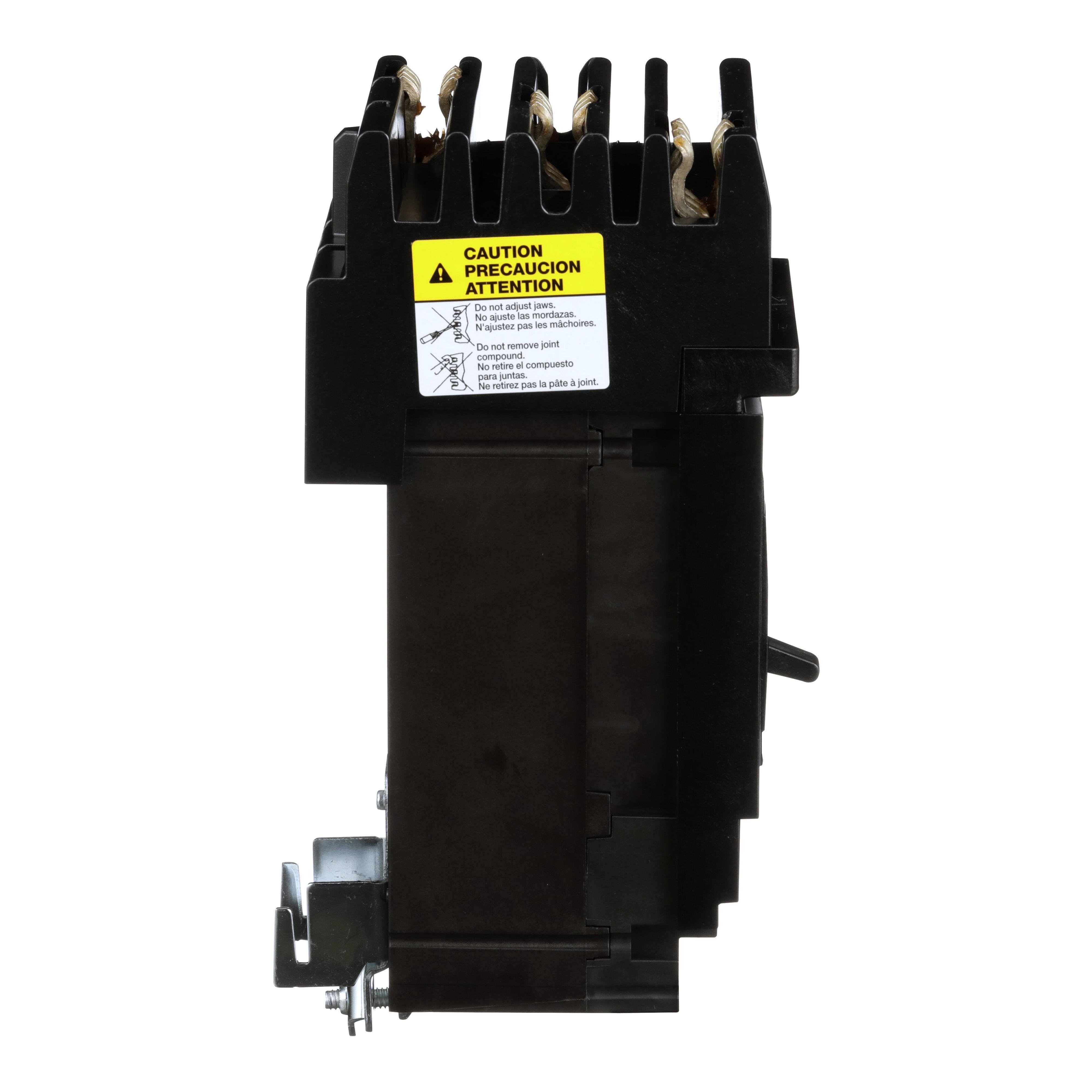 Picture of HGA36110 - Circuit breaker, PowerPacT H, 110A, 3 pole, 600VAC, 18kA, I-Line, thermal magnetic, 80%, ABC