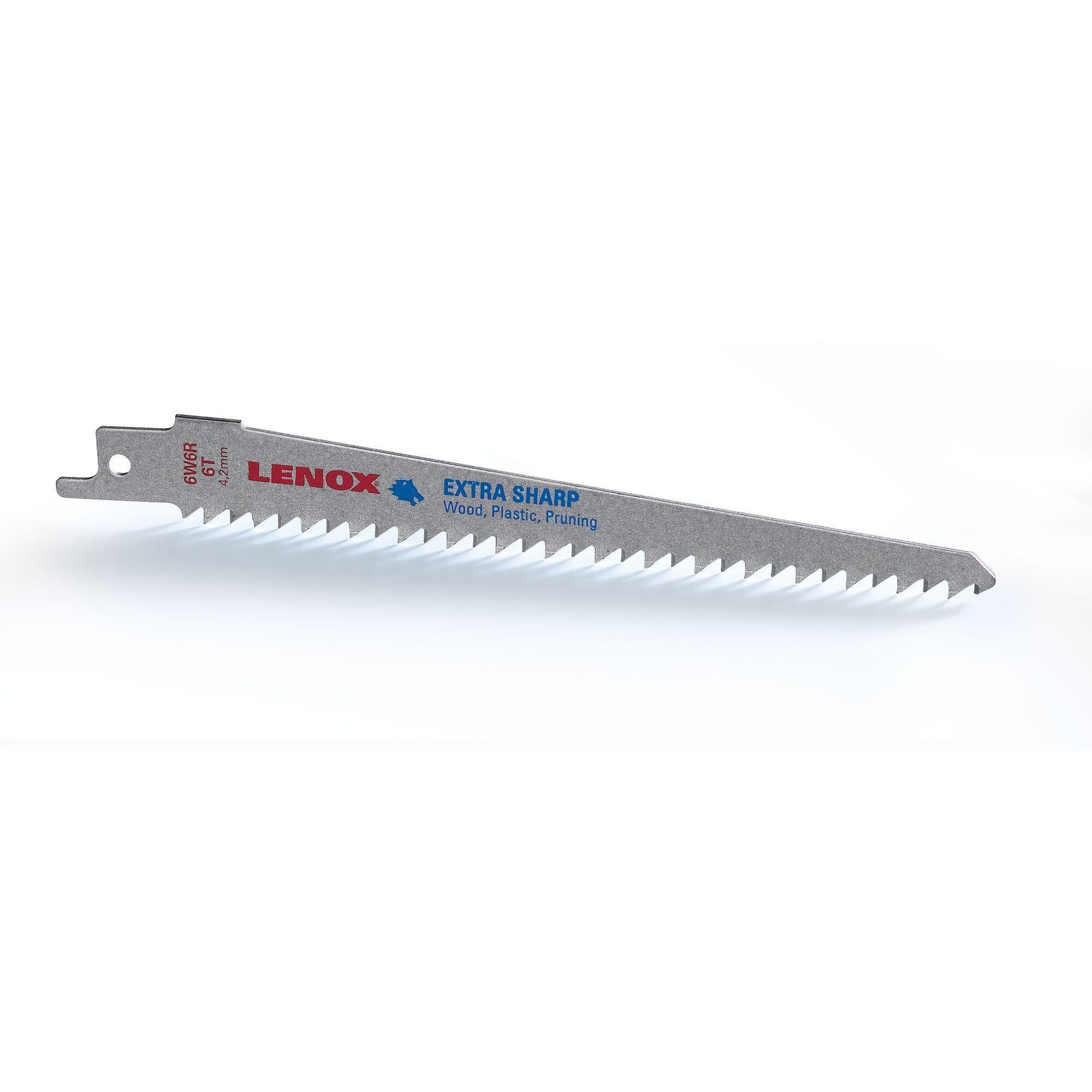 Picture of 121016W6R - 121016-W6R 6"X3/4"X050"X 6" Bi-Metal Reciprocating Saw Blades