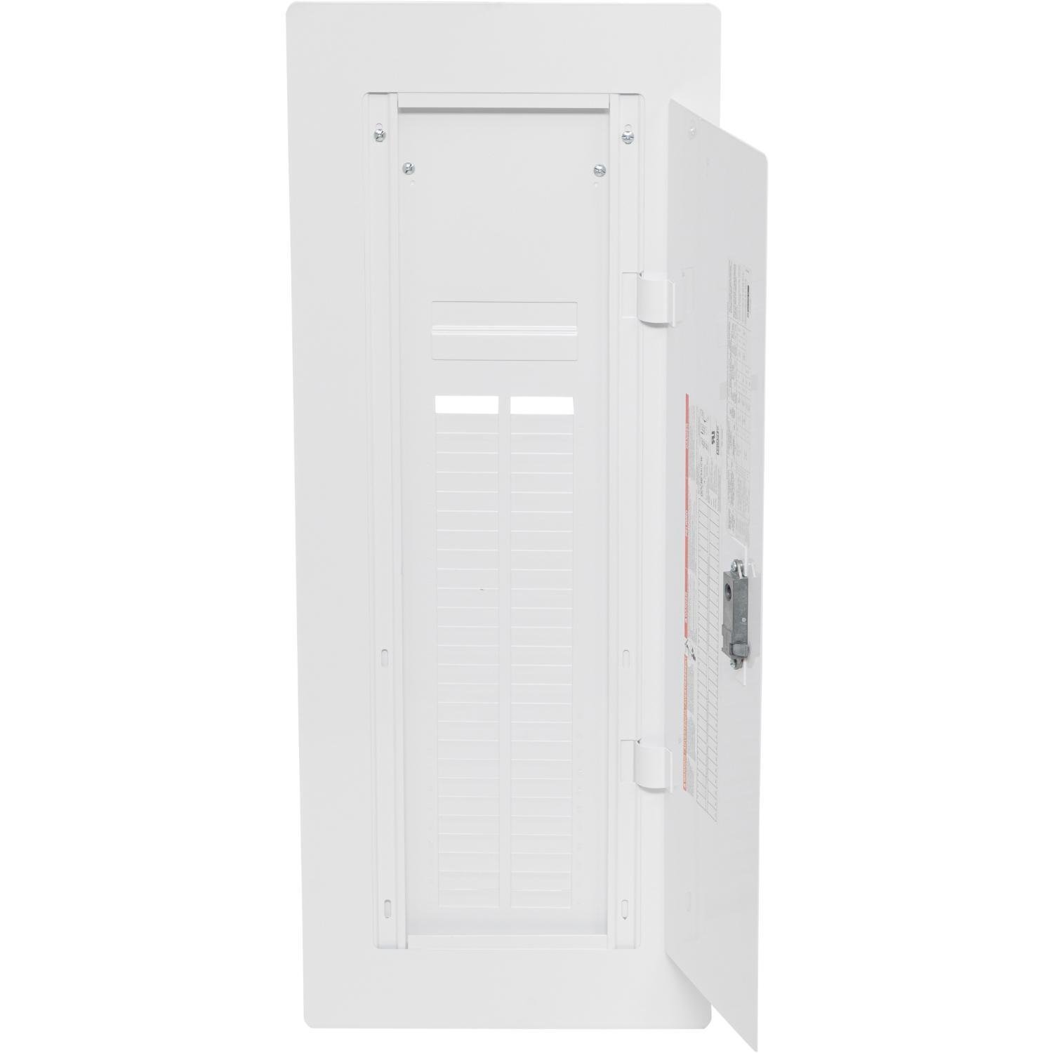 QOCMF54UCW - Replacement cover, QO, for 54 space load center, mono flat, combination flush and surface, white