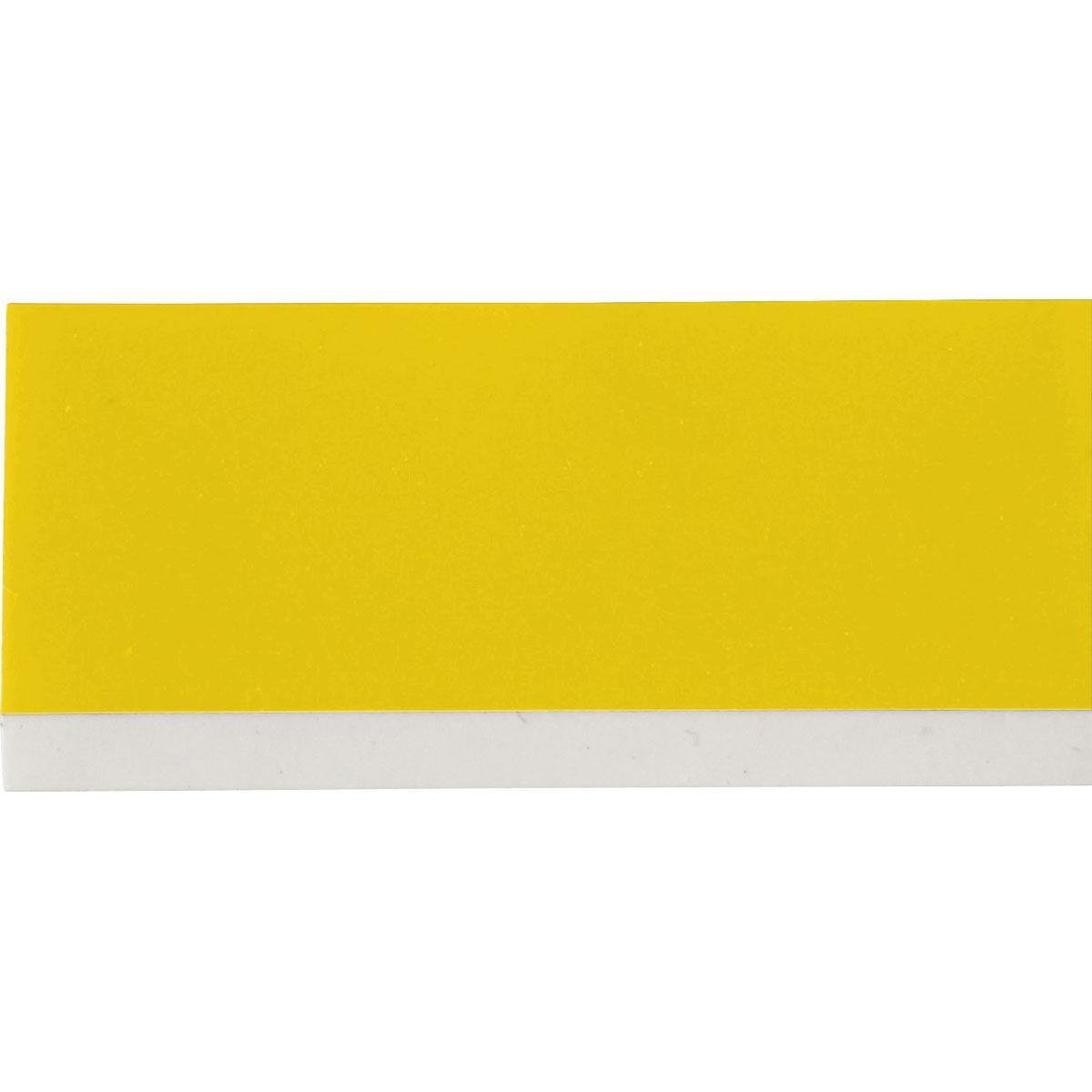 M21-500-595-YL - BMP21 Series Indoor/Outdoor Vinyl Labels 0.5" W x 21' L, Yellow