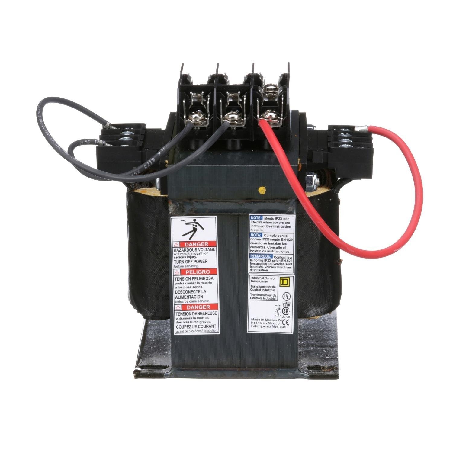 Picture of 9070TF750D1 - Industrial control transformer, Type TF, 1 phase, 750VA, 240x480V primary, 120V secondary, 50/60Hz