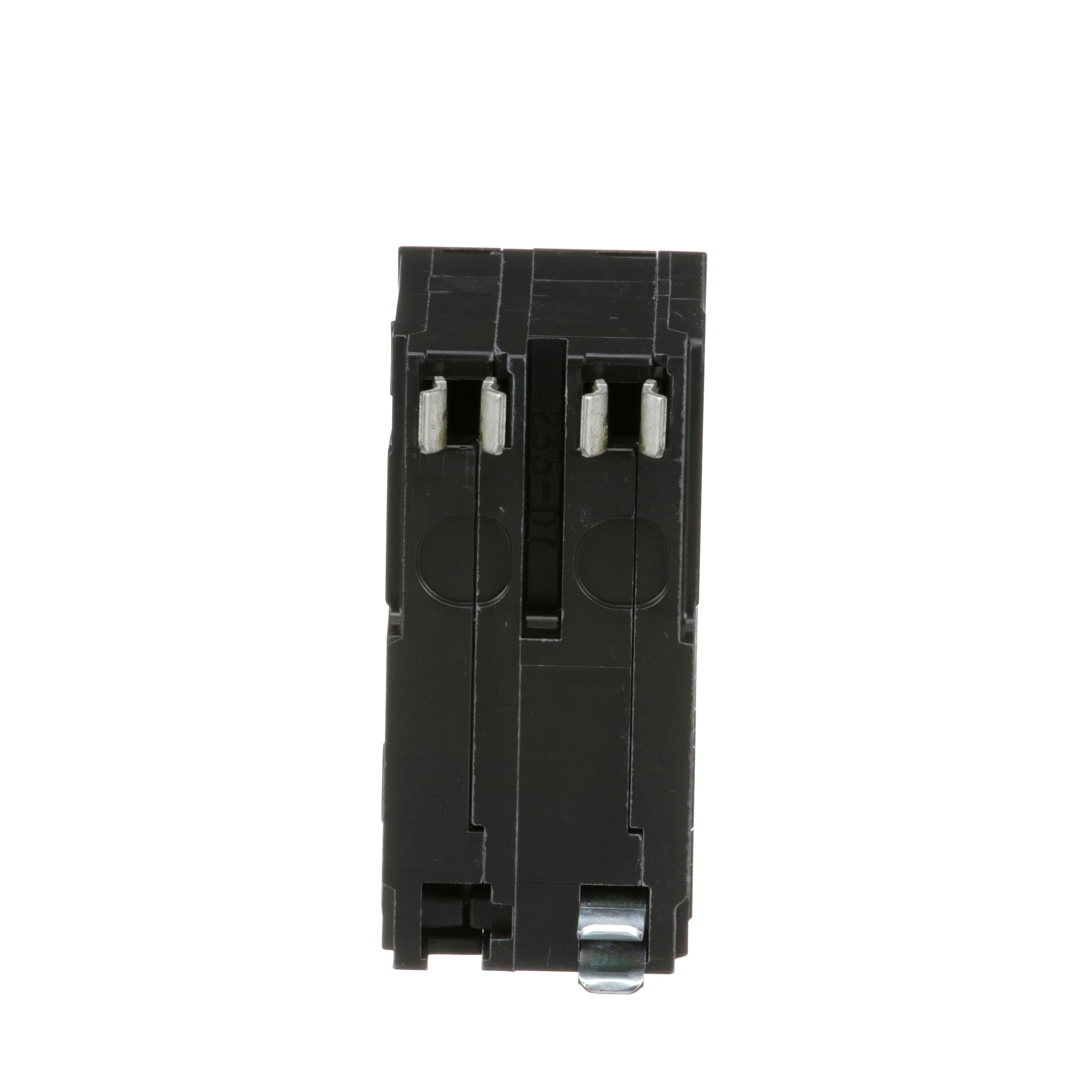 Picture of QO210 - Mini circuit breaker, QO, 10A, 2 pole, 120/240VAC, 10kA, plug in