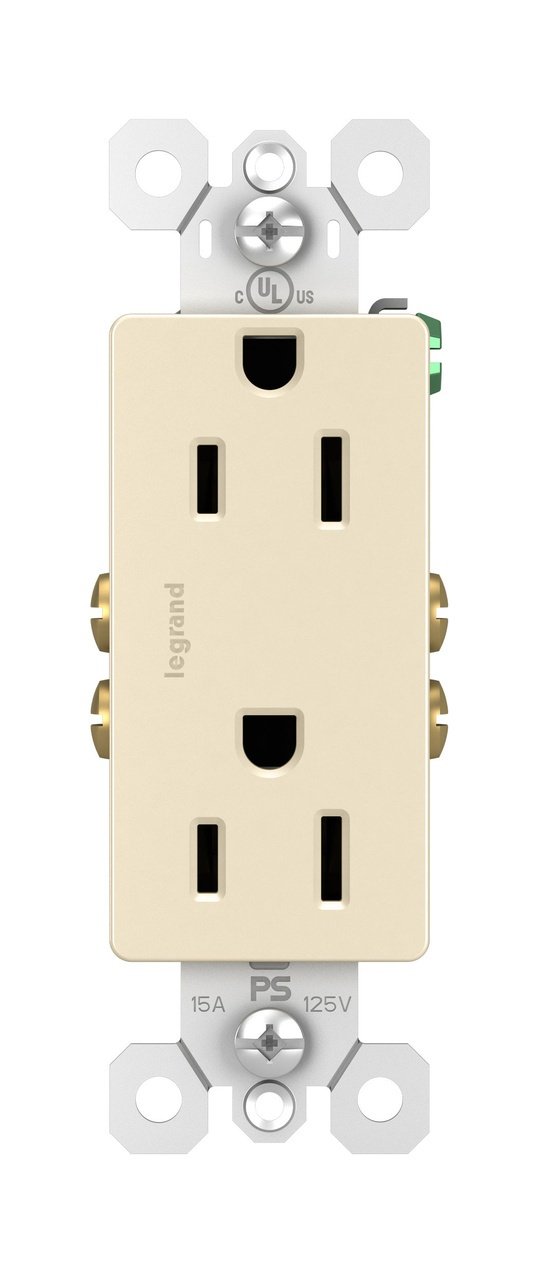 885-LA - radiant® Outlet, Light Almond