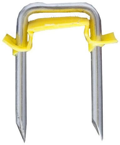 SN-100-IB-100 - 9/16" x 1-1/4" Yellow Insulated Staple, 100 Pack
