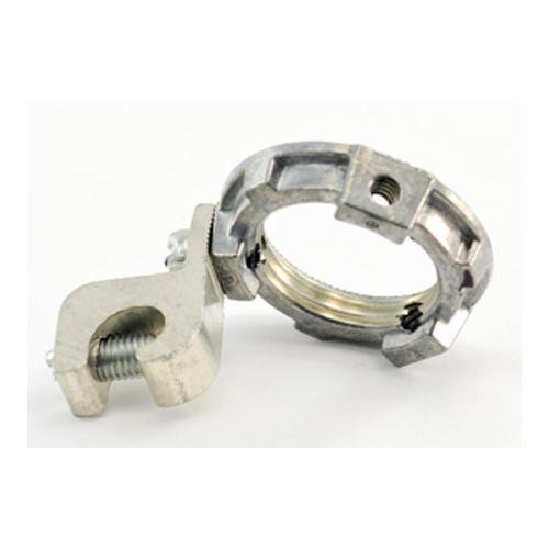 162-G - Mighty-Bond® Zinc Grounding Locknut with Aluminum Lug 4"