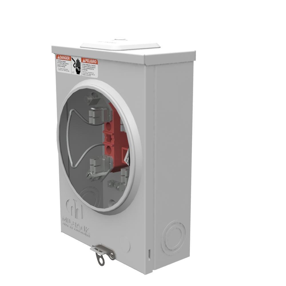 Picture of U5934-XL-BLG - 4 Terminal Ringless Small Closing Plate 7-8 In Barrel Lock Ground With Bracket Provision