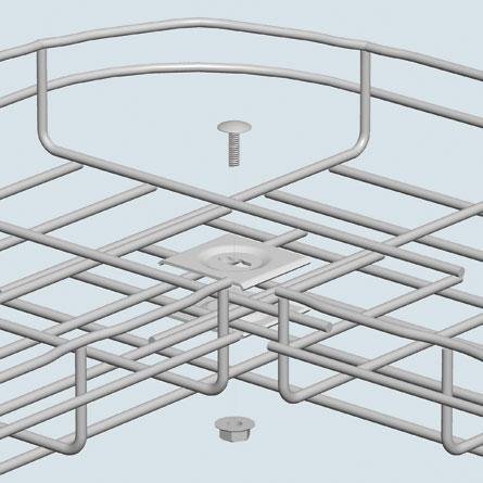 CE40EZ - 2" Square Splice Washer