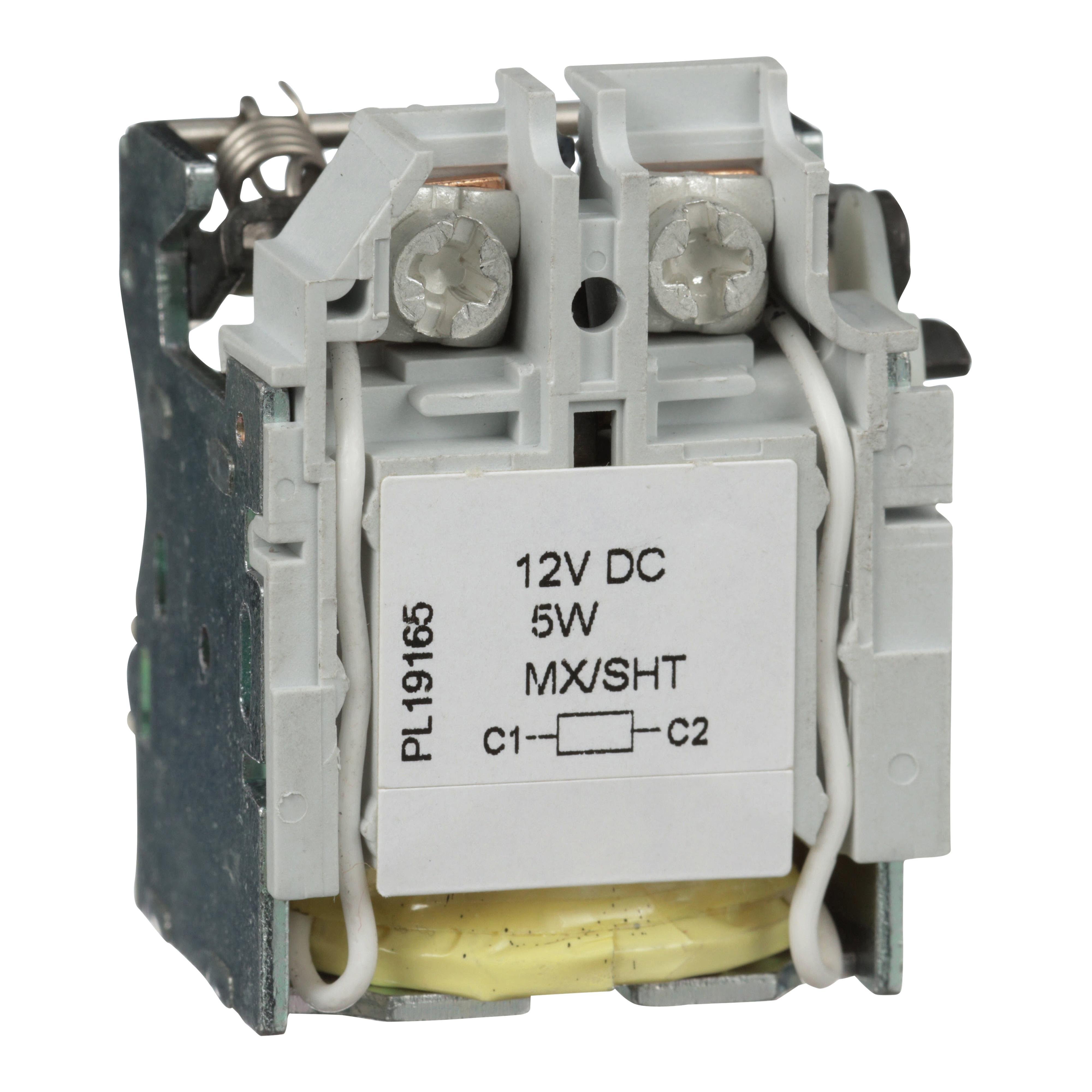 S29382 - Circuit breaker accessory, PowerPacT H/J/L, shunt trip, 12VDC
