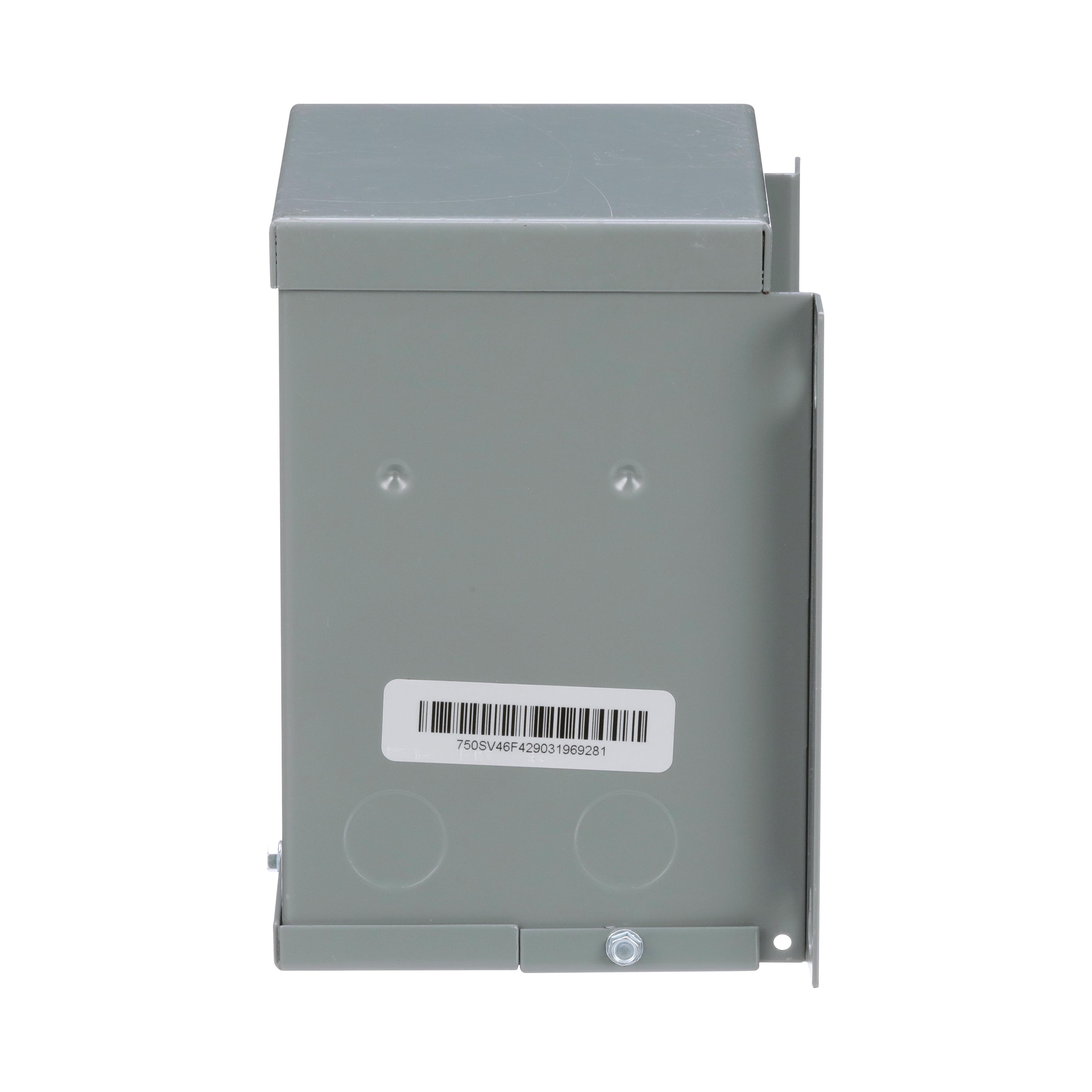 Picture of 750SV46F - Transformer, buck boost, encapsulated, 0.75kVA, 1 phase, 120x240V primary, 16/32V secondary, NEMA 3R, 115C rise