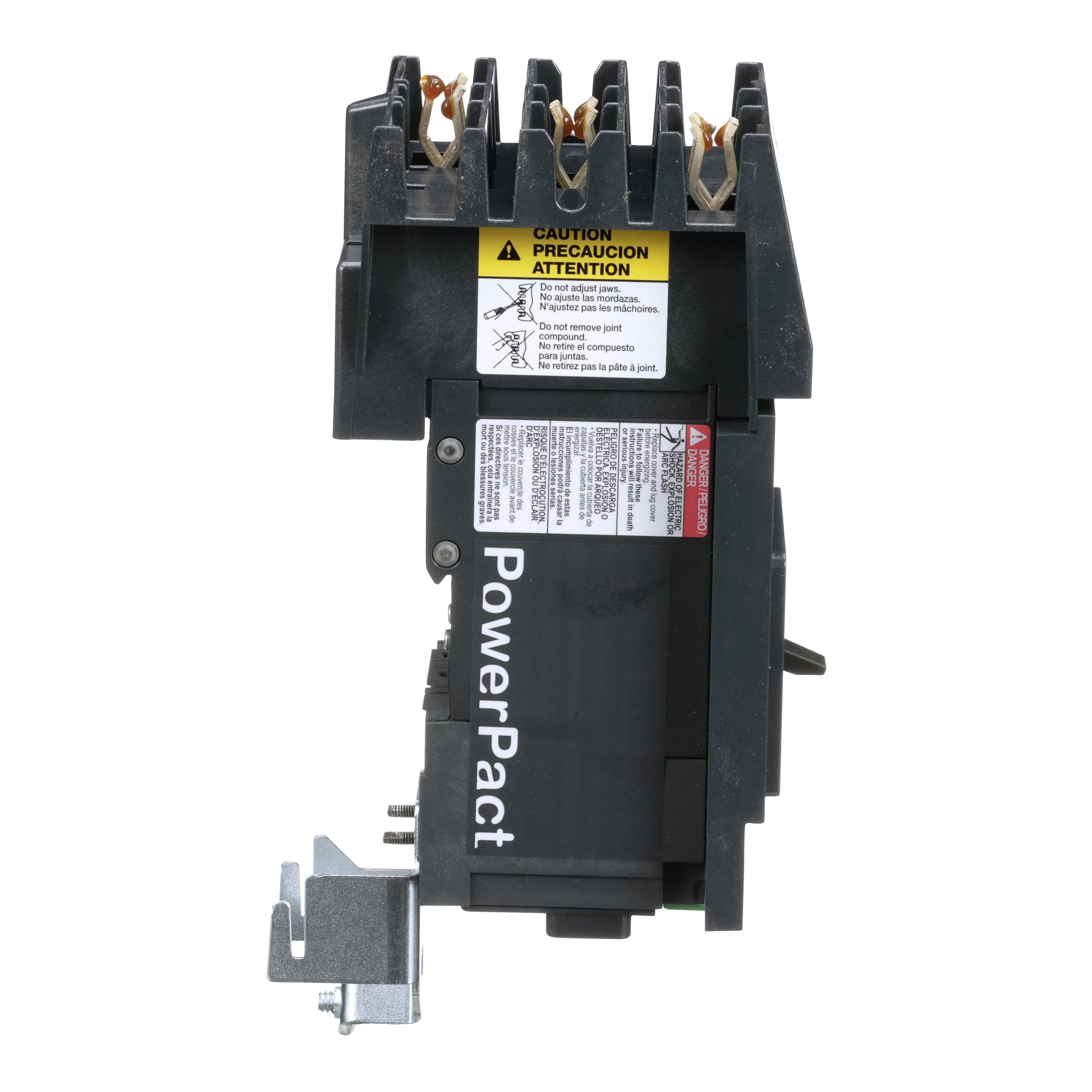Picture of BDA34040Y - Circuit breaker, PowerPacT B, 40A, 3 pole, 480Y/277VAC, 18kA, I-Line, thermal magnetic, 80%, ABC