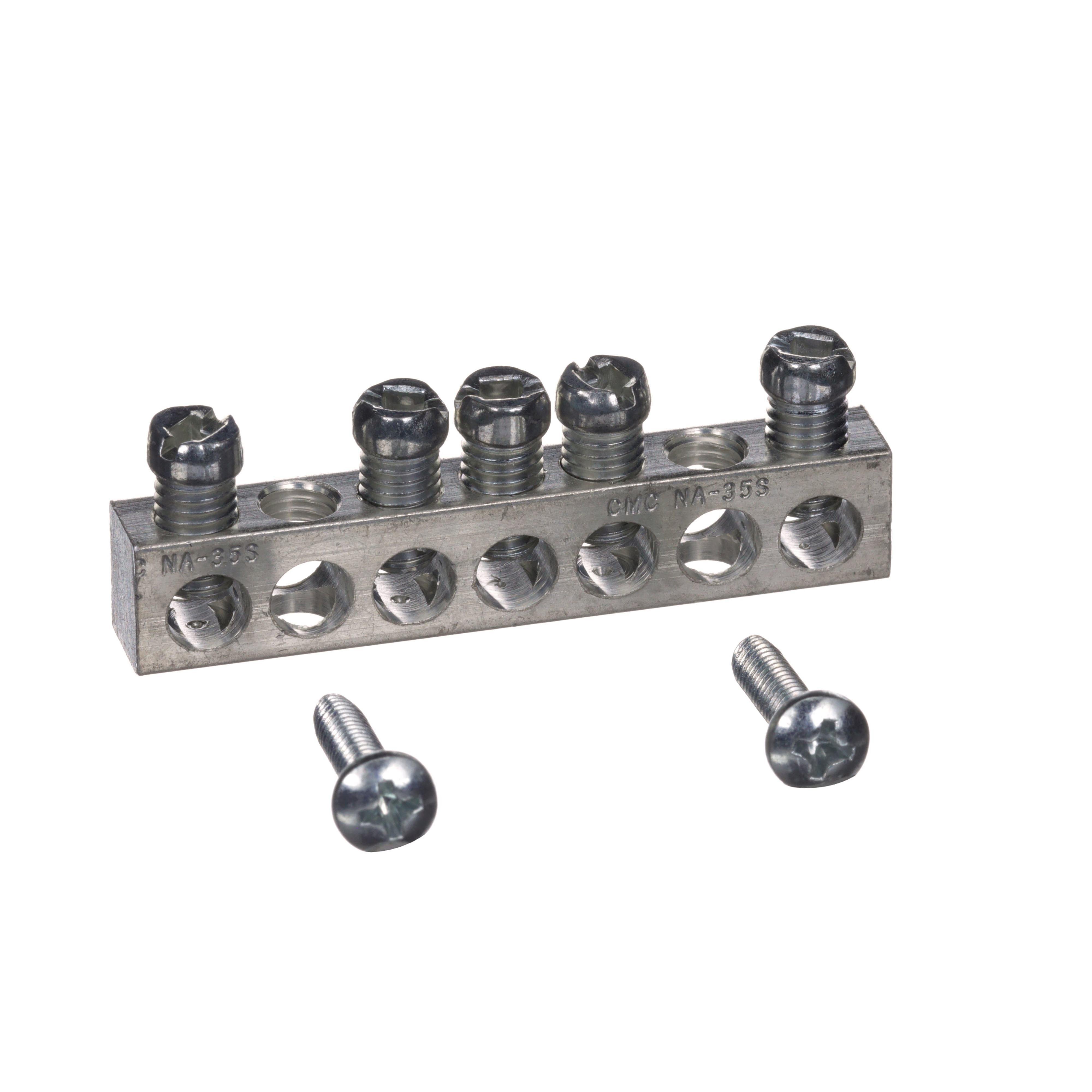 PK5GTA - Load center accessory, QO/Homeline, ground bar kit, 5 terminals