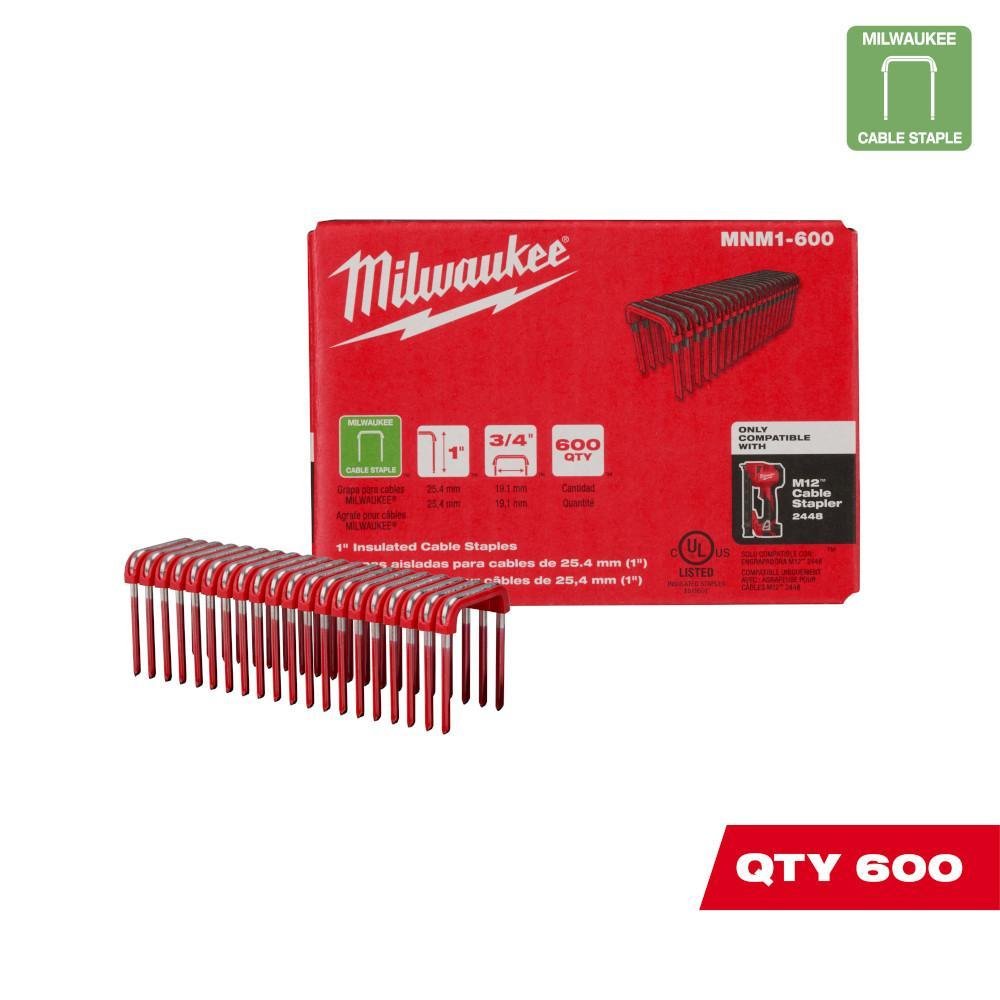 MNM1-600 - 1" Insulated Cable Staples