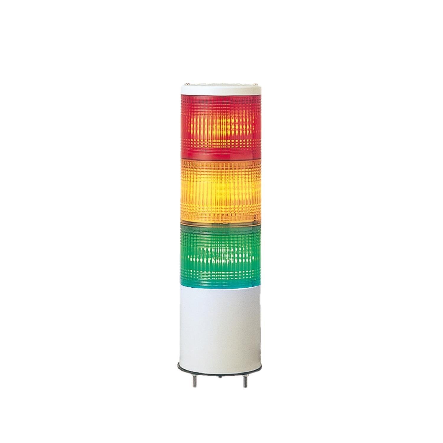 XVCTL1 - Complete pre wired monolithic tower light, Harmony XVC, plastic, red orange green, 40mm, base mounting, steady, IP23, 24V AC DC