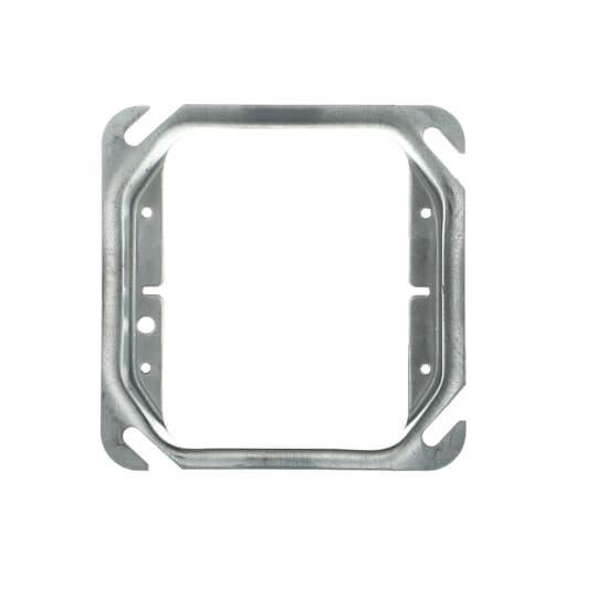 52 C 21 - 4" Square 1-1/4" D Double Gang Switch Ring