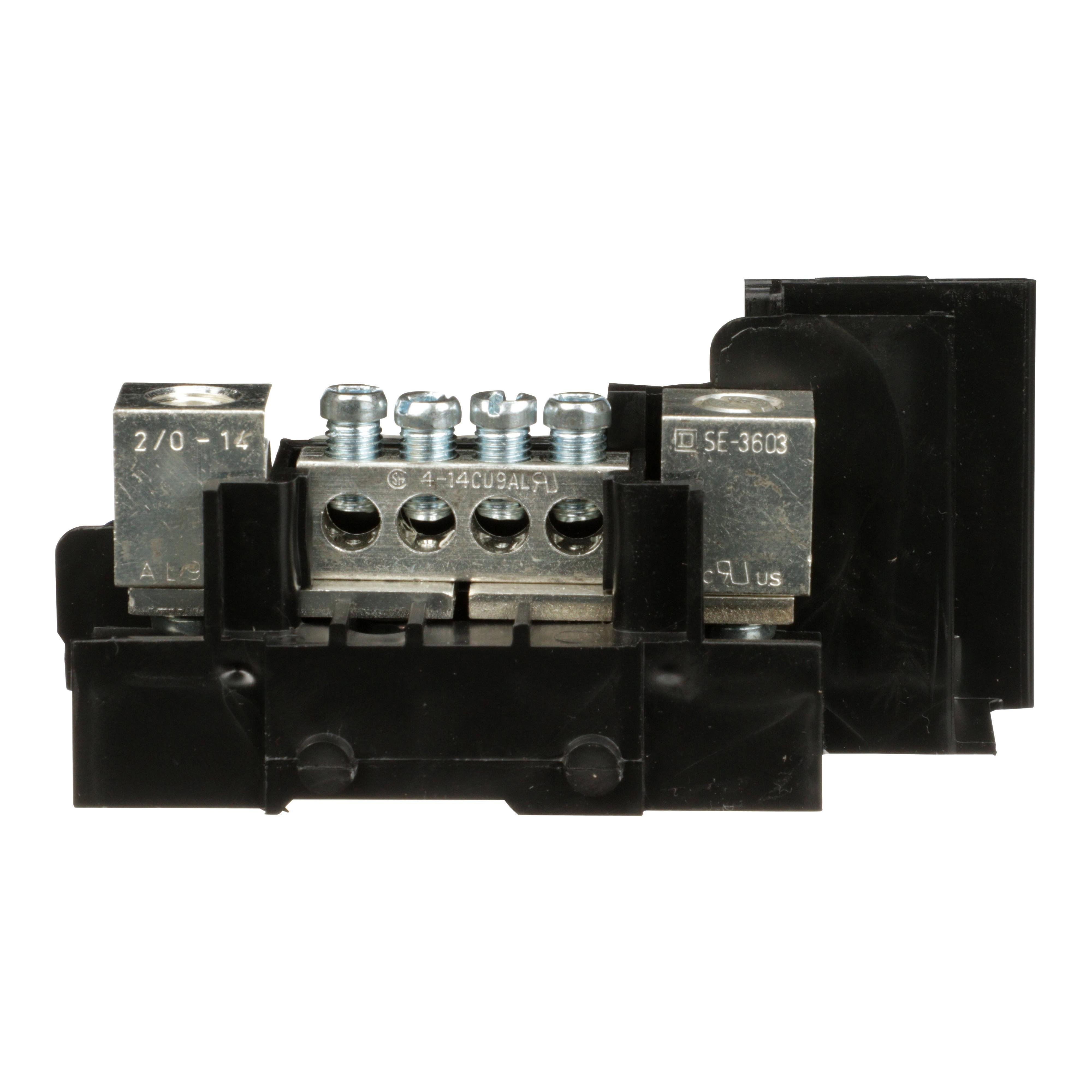 Picture of QON24L70 - Load center interior, QO, mounting base, 1 phase, 2 spaces, 70A main lugs, OEM