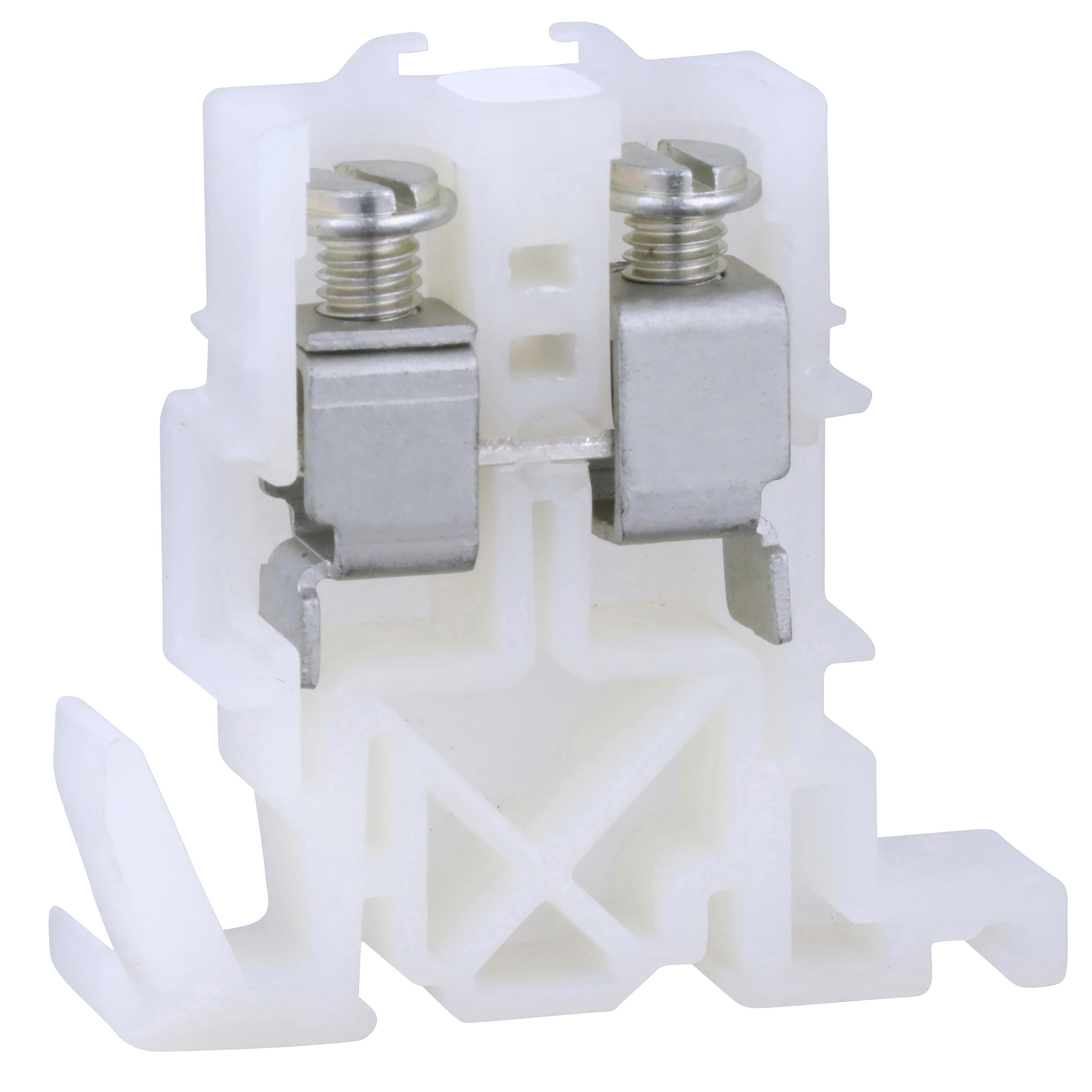 Picture of 9080GC6 - Terminal block, Linergy, box connector, natural colored block, 110A, 600V