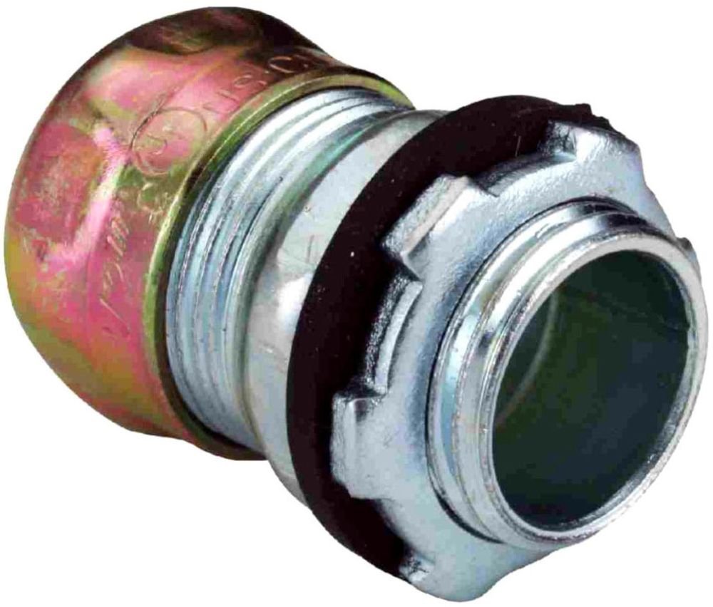 OF7601-W - 1/2" Steel EMT Compression Connector