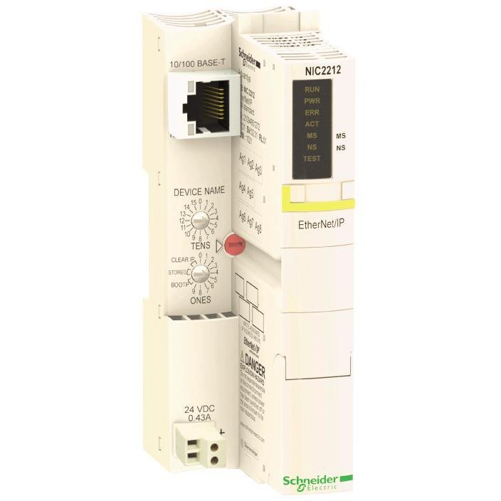 STBNIC2212 - network interface module, Modicon STB, standard, Ethernet/IP, 10-100Mbit/s