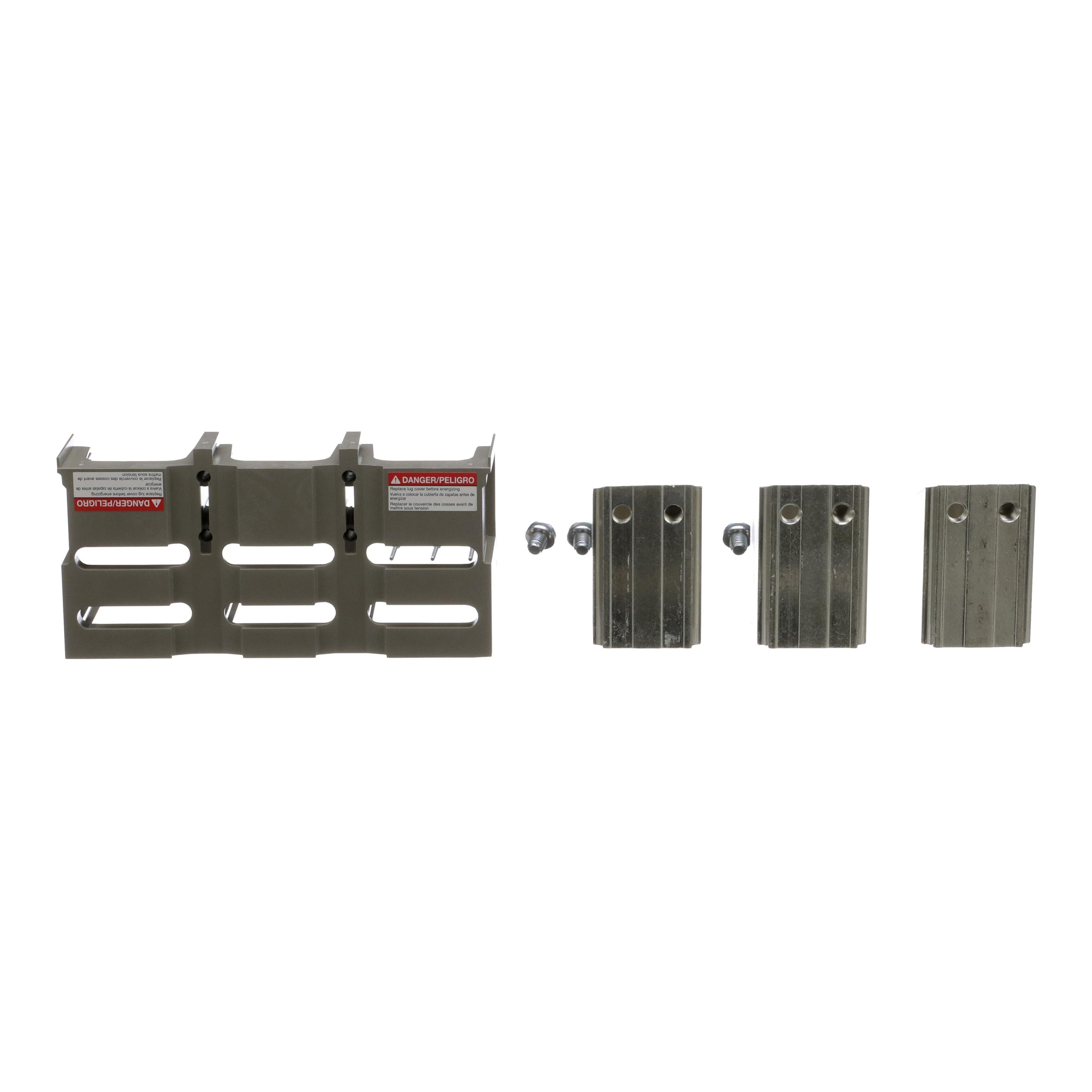 Picture of AL1200P6KU - Circuit breaker accessory, PowerPacT P, lug kit, mechanical, 800A to 1200A, AWG 3/0 to 600kcmil, set of 3