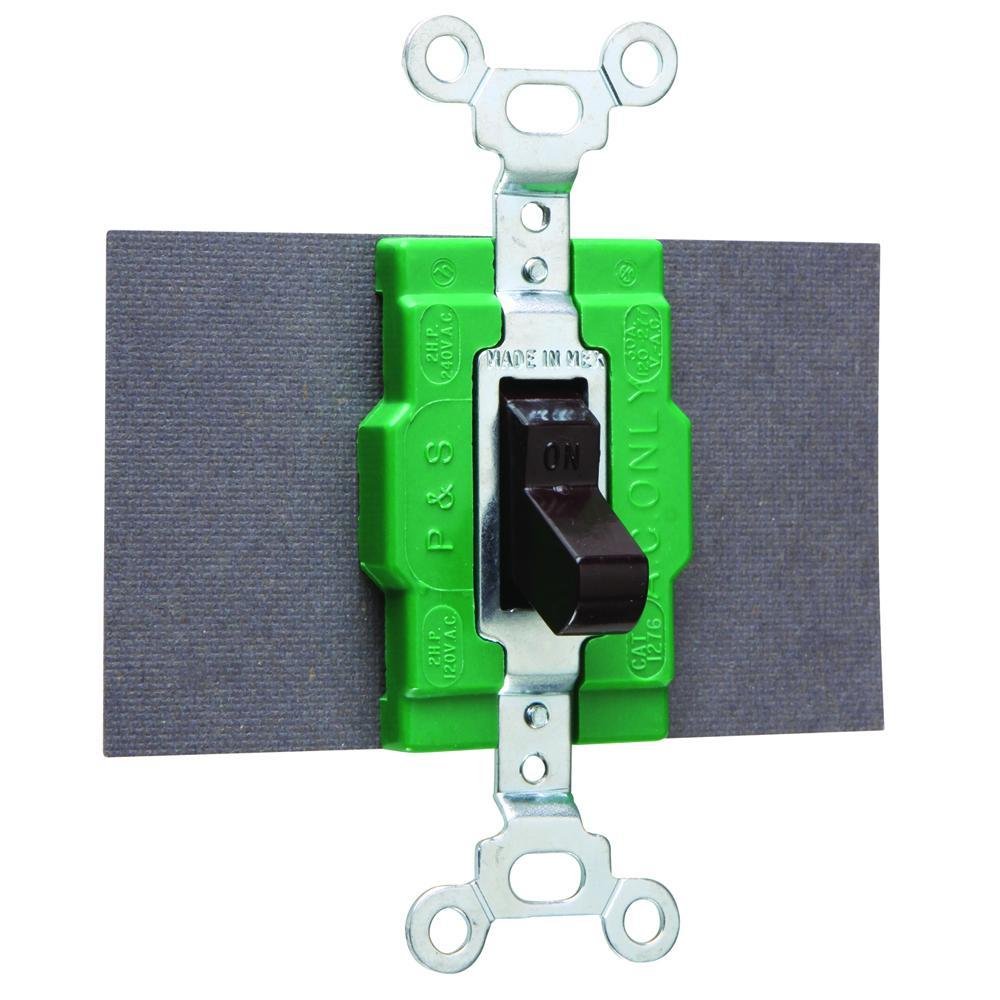 1276 - 30A Double Pole, Double Throw Switch Brown