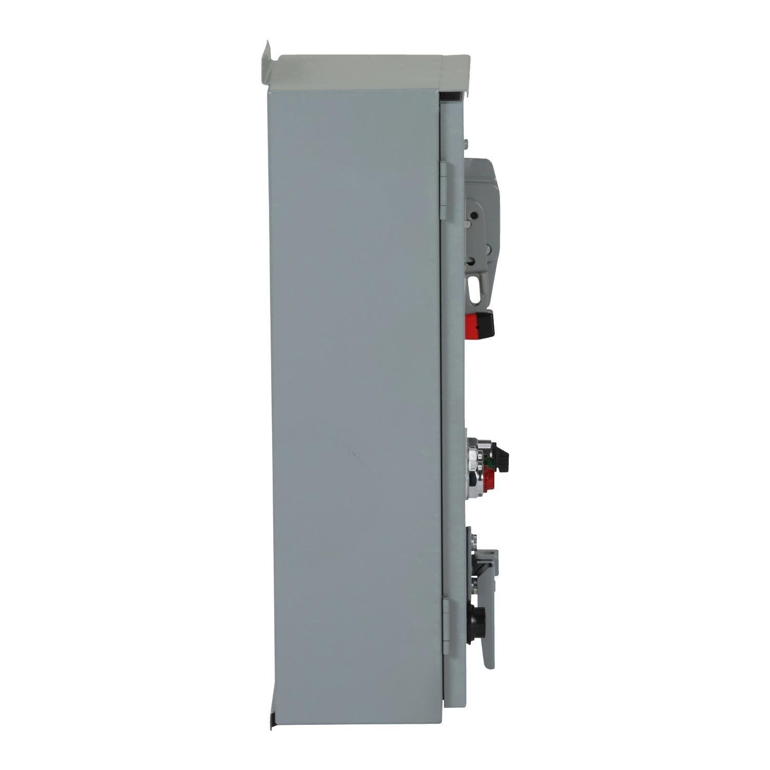 Picture of 8538SCASP6 - NEMA combination starter, Type S, 30A fusible disconnect, Size 1, 27A, Motor Logic SSOLR, 120VAC coil, NEMA 3R/12 [TAA]