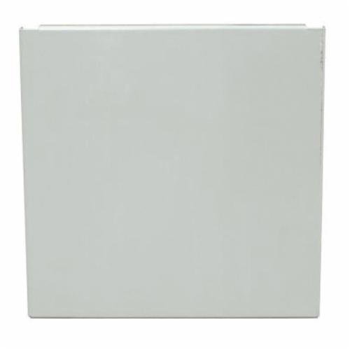 88GE-NK - Wireway End Type 1 8x8 Screw Cover ANSI 61 Gray Steel No Knockouts