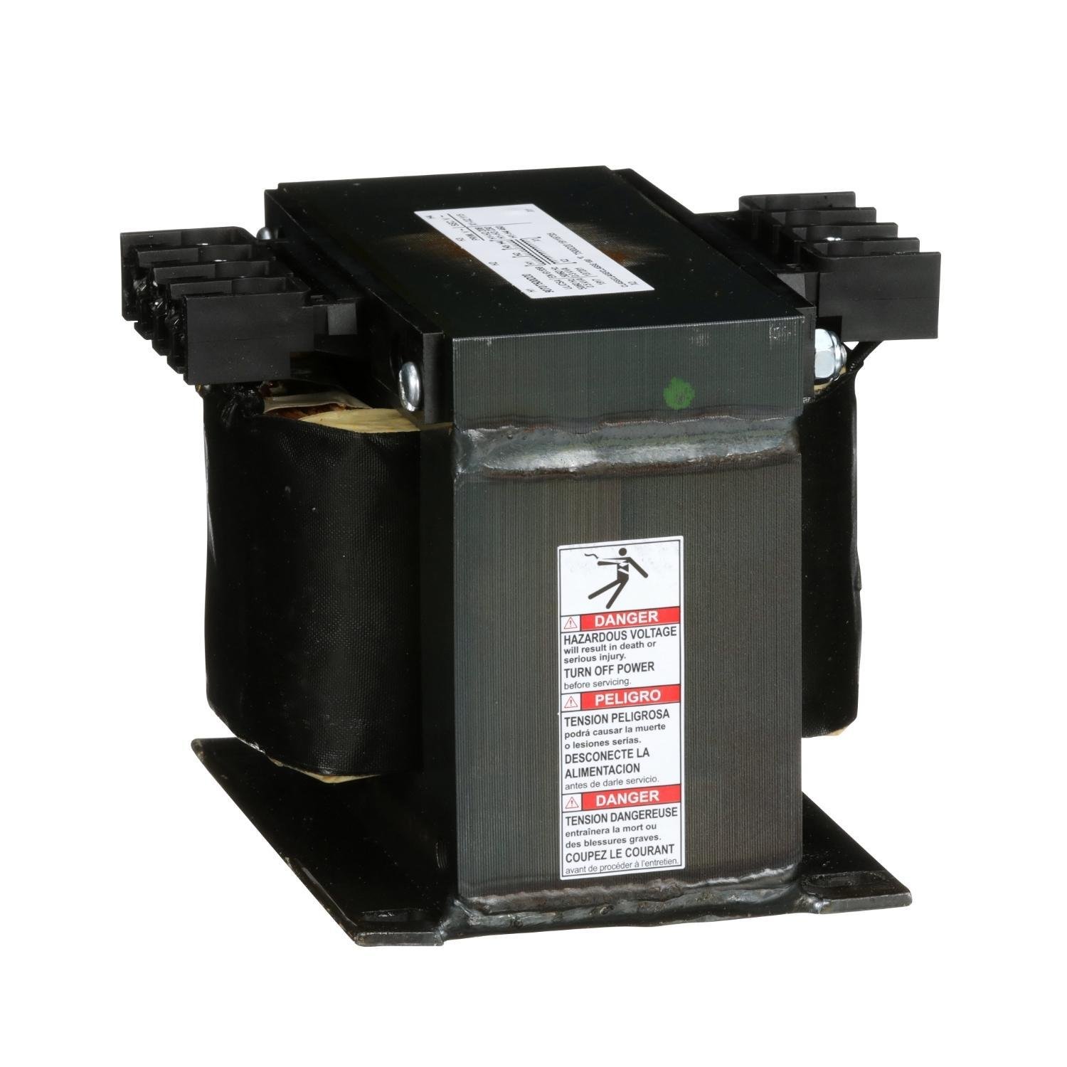 Picture of 9070T500D20 - Transformer, Type T, industrial control, 500VA, 1 phase, 208/230/460V primary, 115V secondary, 115C rise