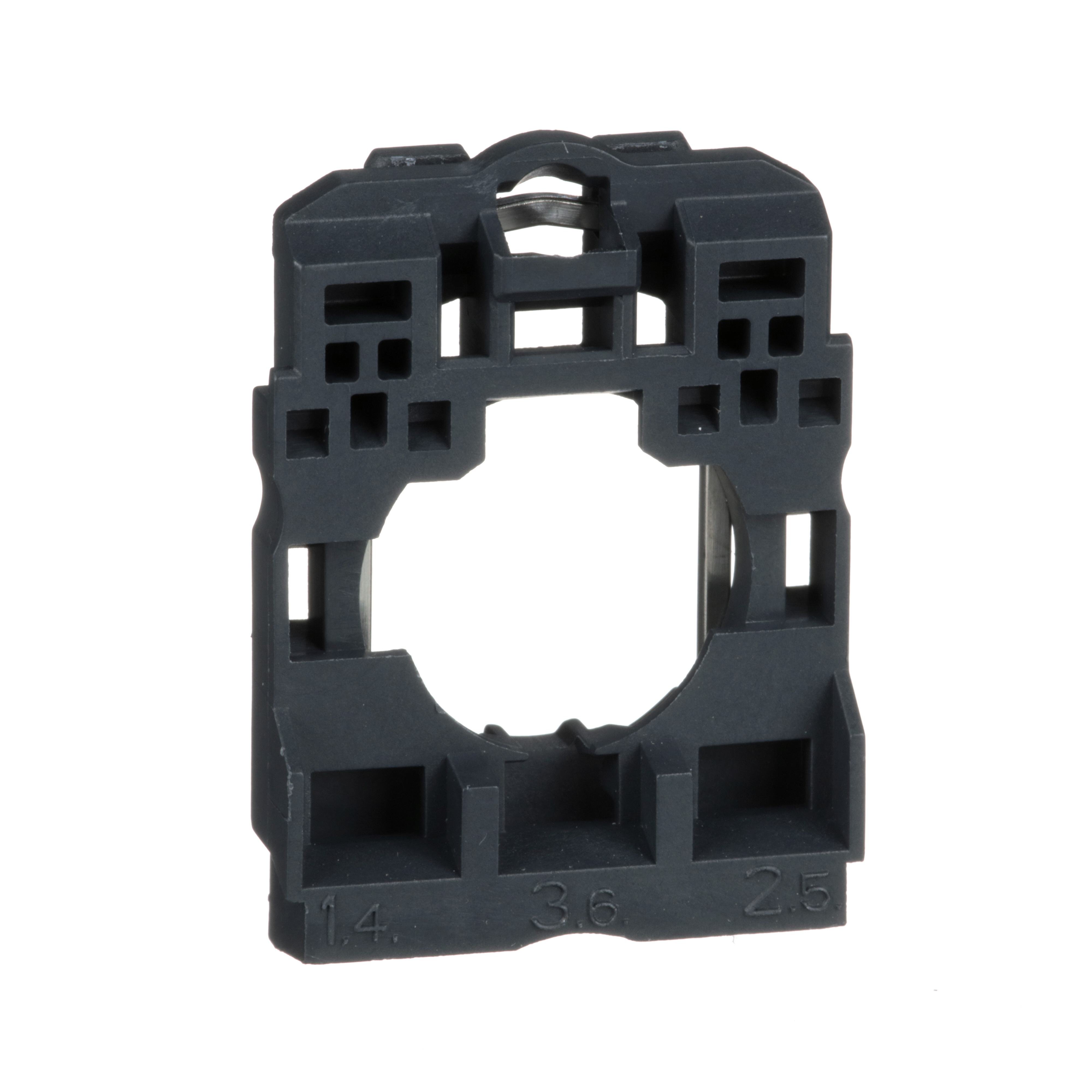 Picture of ZB5AZ009 - Harmony, 22mm Push Button, XB5A operators, mounting collar for electrical blocks