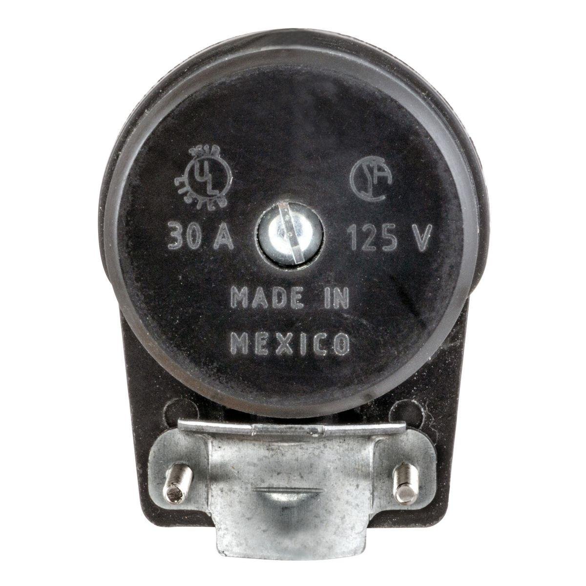 Picture of HBLTT30P - Straight Blade Devices, Male Plug, Nylon, Heavy Duty, Industrial/Commercial Grade, Angled, 2-Pole 3-Wire Grounding, 30A 125V, TT-30P, Single Pack.