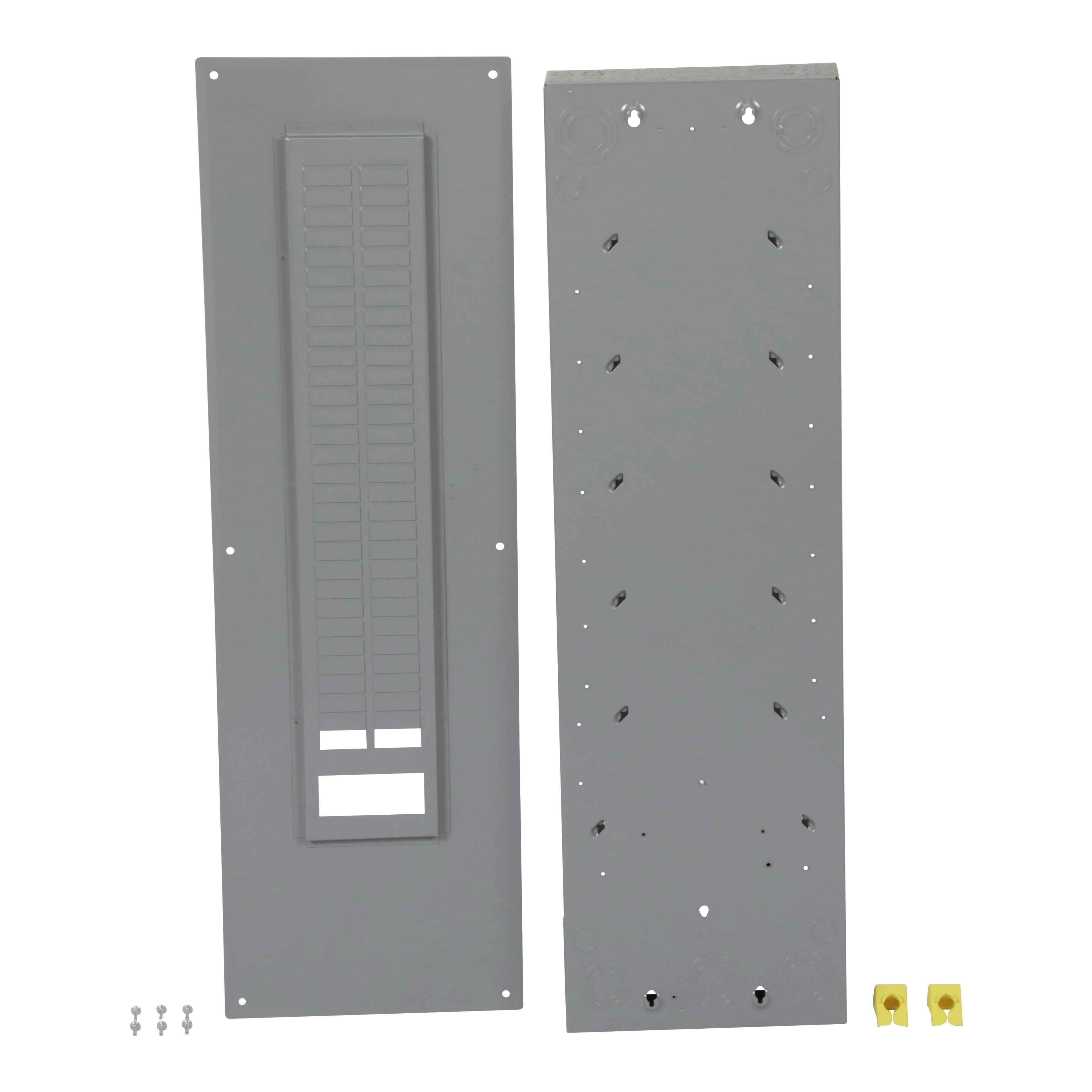 Picture of HOM60120M200PC - Load center, Homeline, 1 phase, 60 spaces, 120 circuits, 200A convertible main breaker, PoN, NEMA1, combo cover