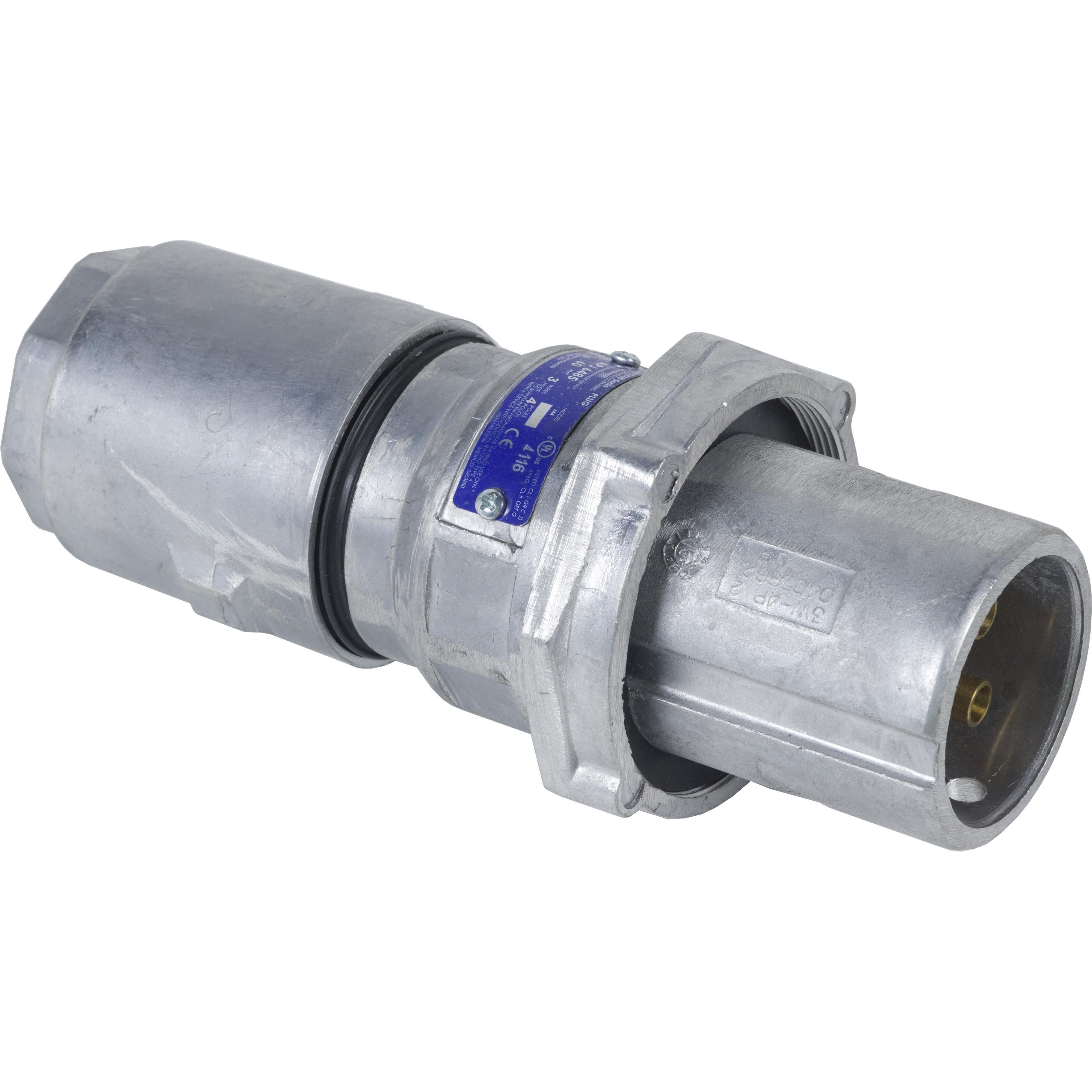 APJ6485 - Plug, safety switch, 60A, receptacle, Type 4X