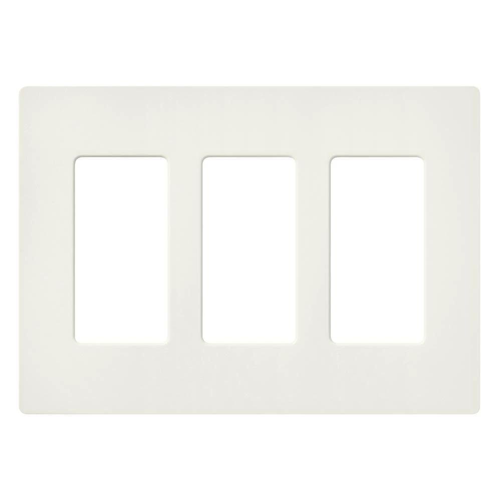 SC-3-BI - SATIN COLOR 3-GANG WALLPLATE BISCUIT