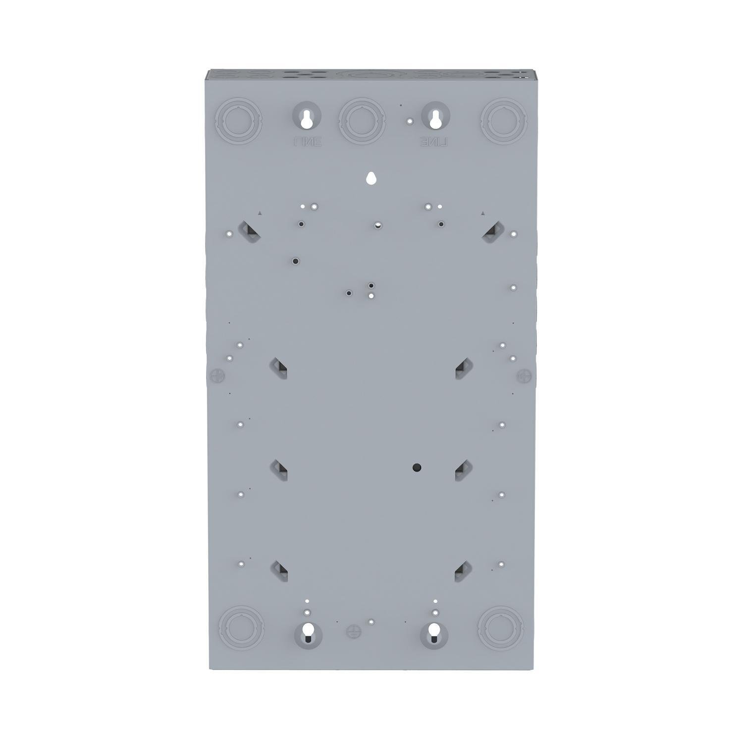 Picture of QO132L125PG - Load center, QO, 1 phase, 32 spaces, 38 circuits, 125A convertible main lugs, PoN, NEMA1, gnd bar