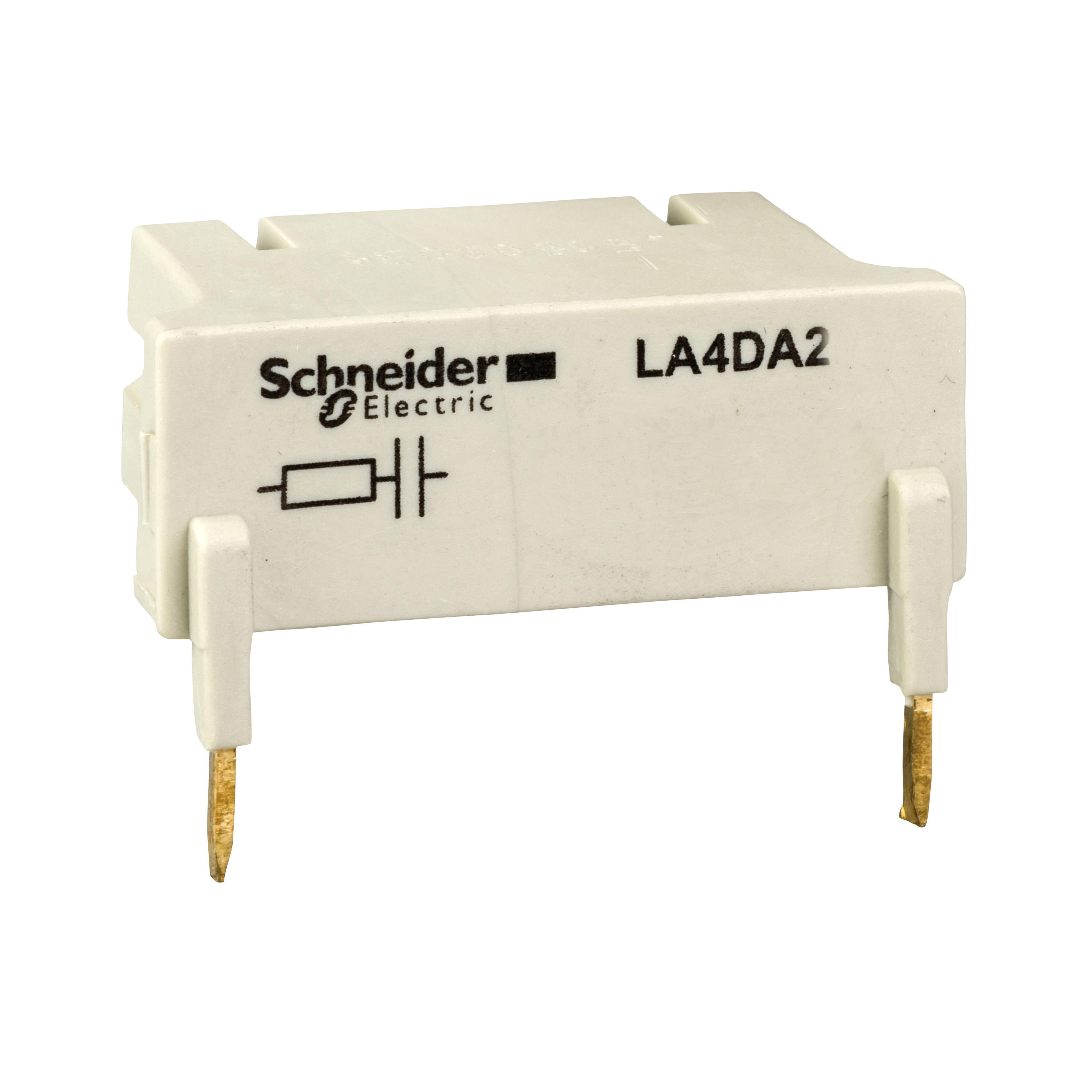 LA4DA2G - Suppressor module, TeSys Deca, RC circuit, 50 to 127VAC