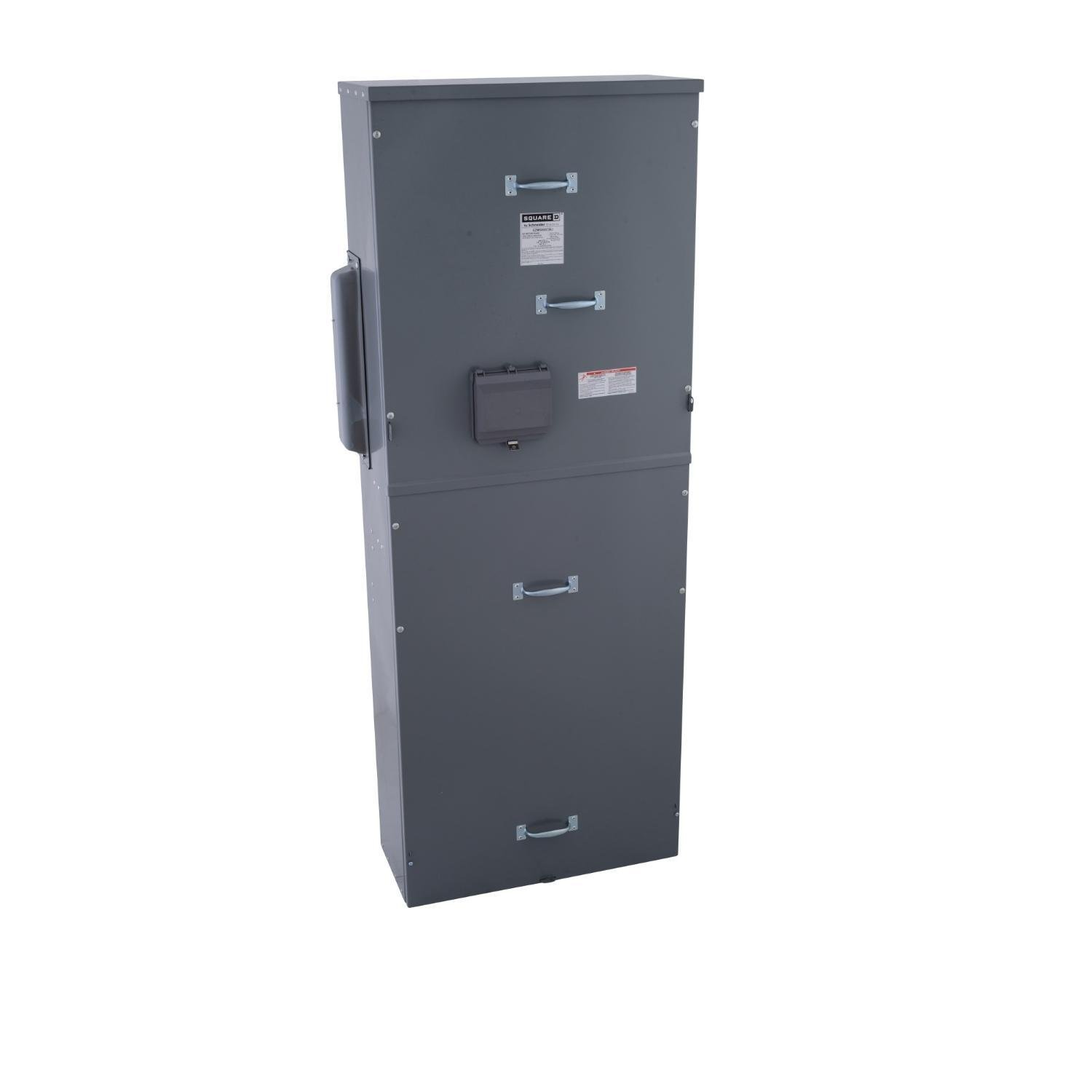 Picture of EZM3800CBU - Main circuit breaker unit, EZ Meter-Pak, 800A, 240VAC max, 3ph/4W, 800A bus, 65kA, UG, Type 3R, EUSERC