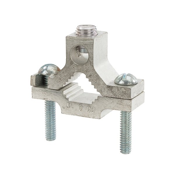 Picture of GCA-1 - Aluminum Ground Clamp for CU/AL 1/0-14 AWG Cable, 1/2″ to 1″ Pipe