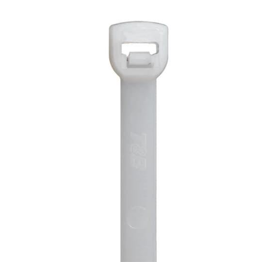L-18-120-9-L - Heavy Duty Cable Tie, Natural Polyamide (Nylon 6.6) for Temperatures up to 85 Degrees Celsius (185 F) for Indoor Applications, Length of 457mm (18 Inches), Width of 7.6mm (0.3 Inch), Thickness of 2mm (0.08 Inch), Tensile Strength Rating of 